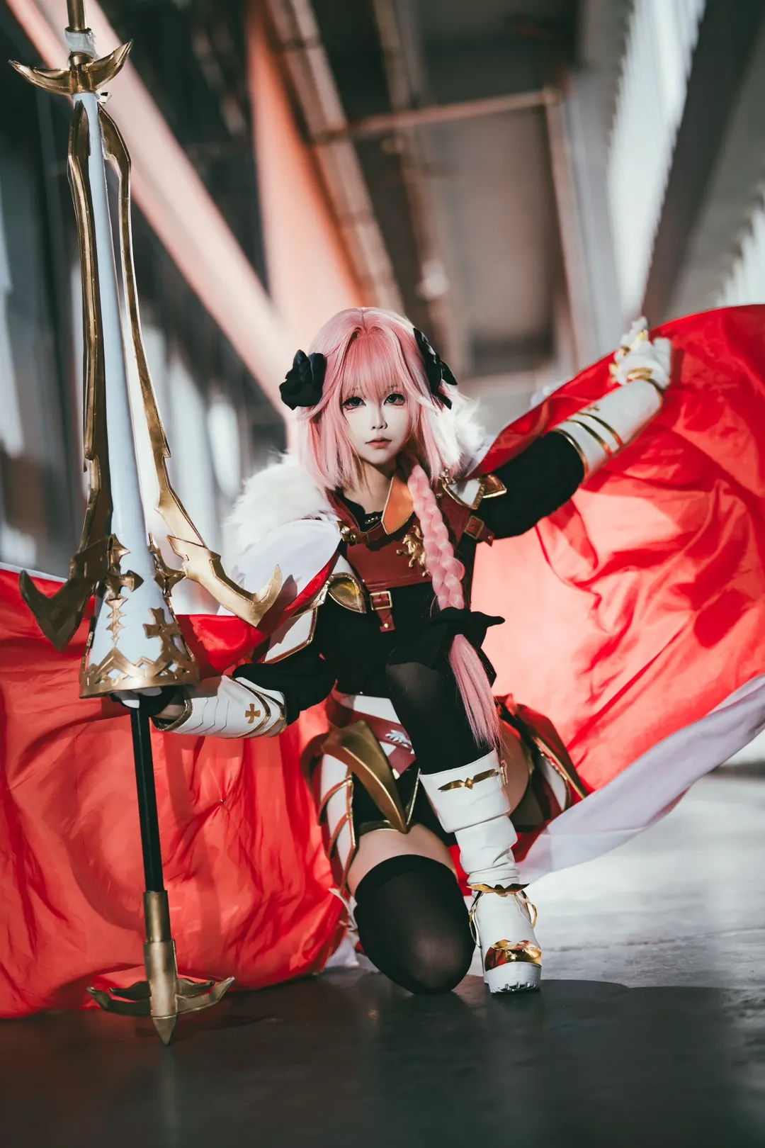 萤火虫漫展, cosplay摄影, 黑丝cos, 阿斯托尔福cos, Fate/Apocrypha - 第6张