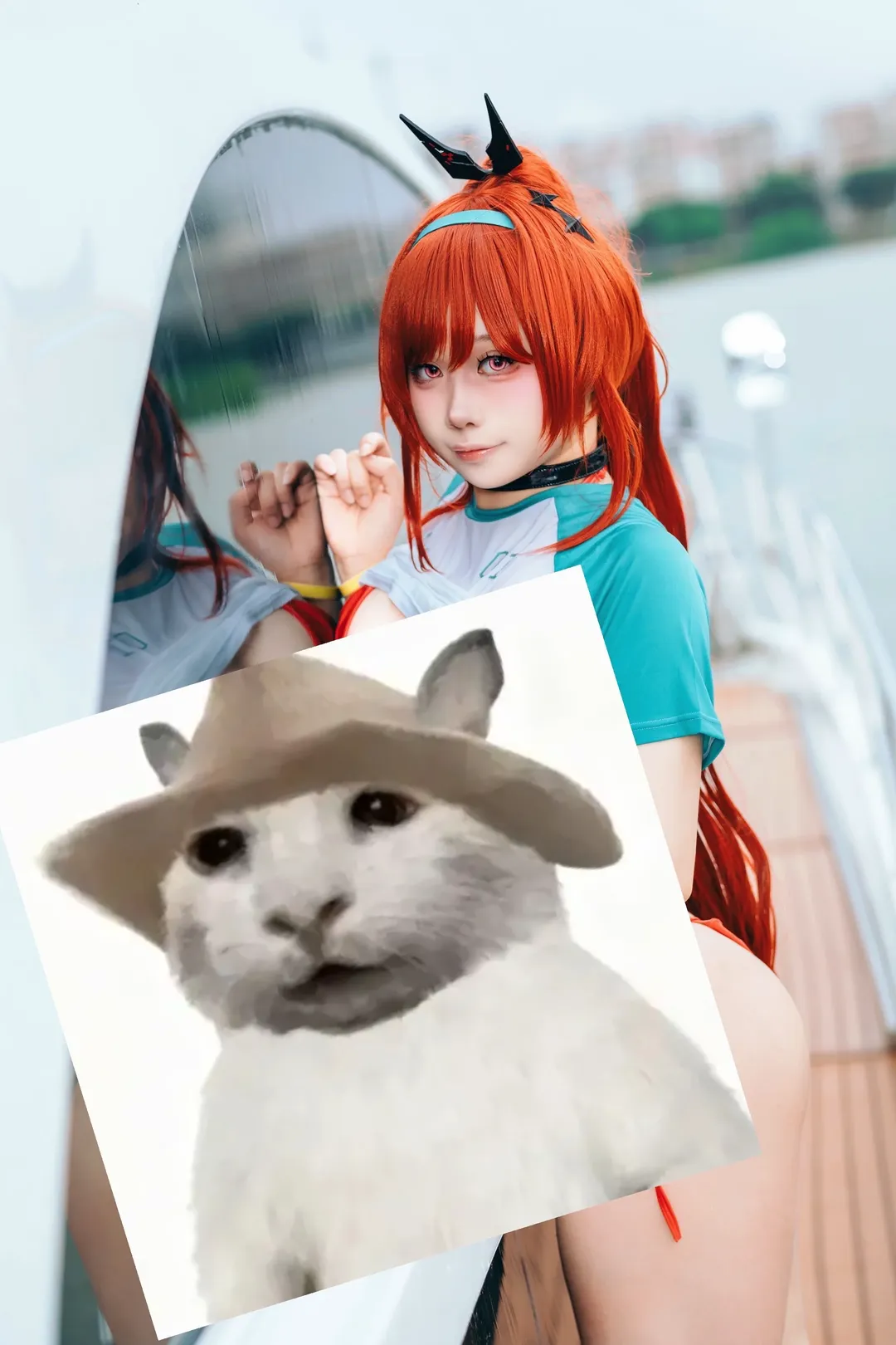胜利女神妮姬, 拉毗cos, cosplay摄影, 泳衣cos, 游艇写真 - 第3张