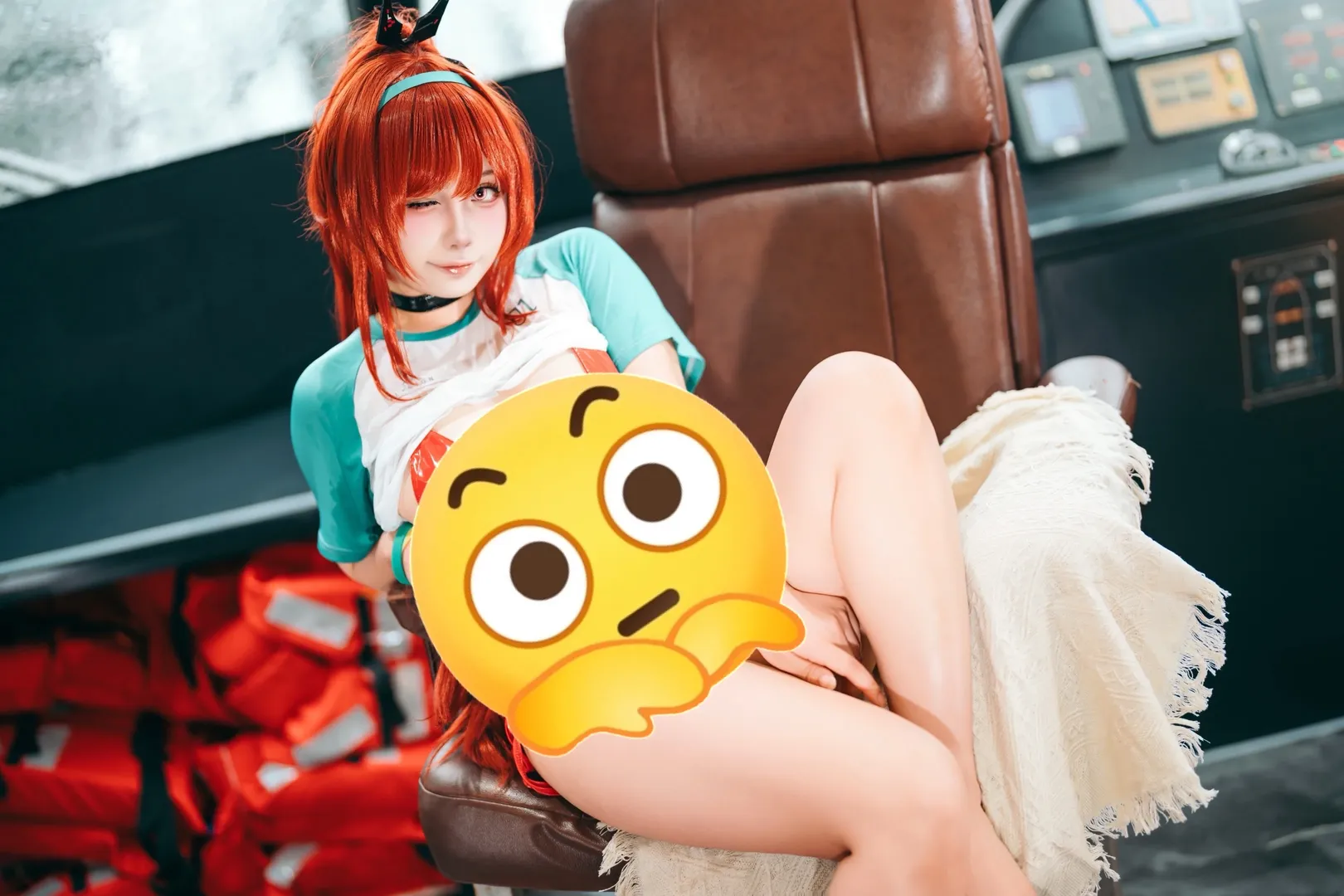 胜利女神妮姬, 拉毗cos, cosplay摄影, 泳衣cos, 游艇写真 - 第5张