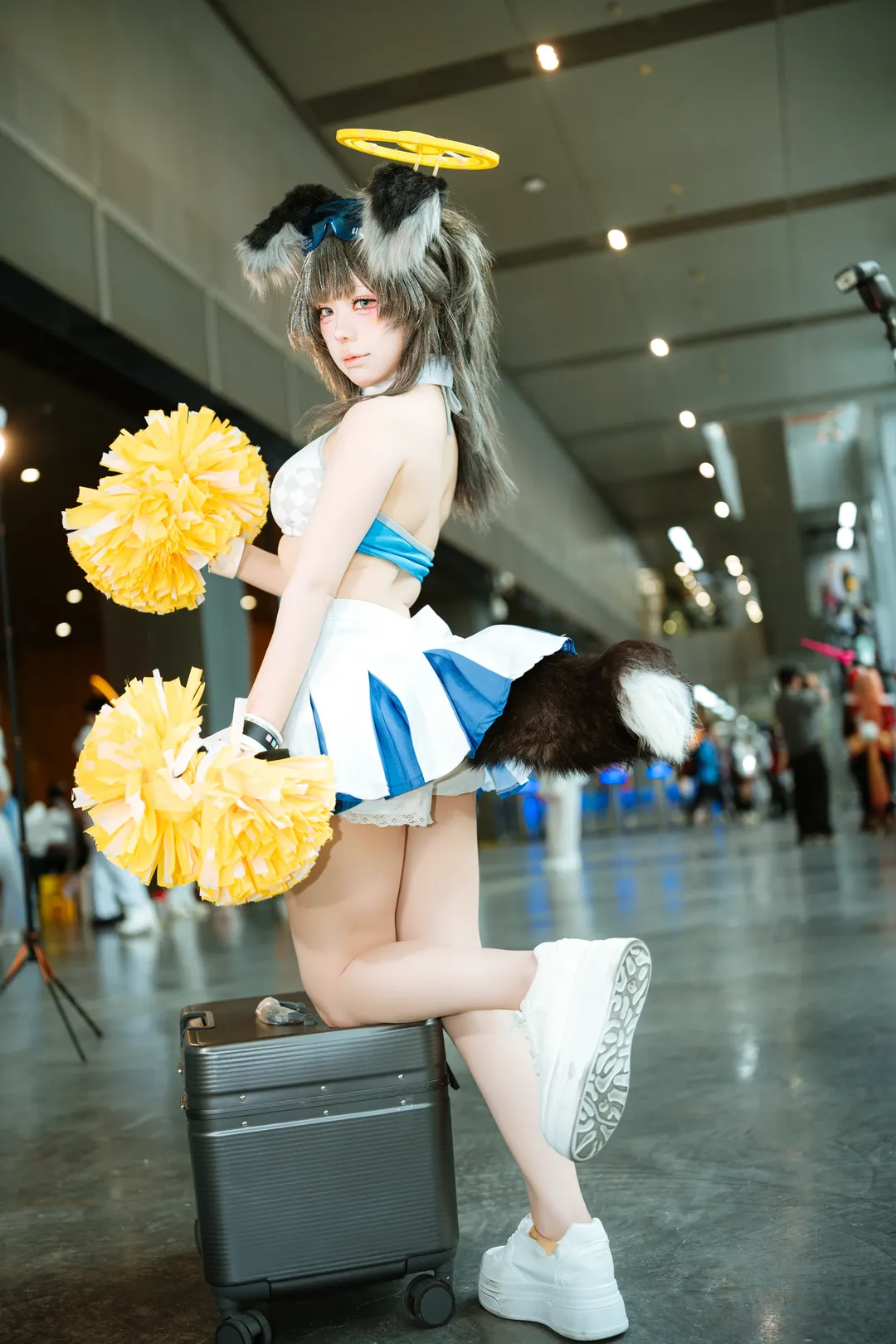 漫展返图, 碧蓝档案, 萤火虫漫展, cosplay摄影, 猫冢响cos - 第1张