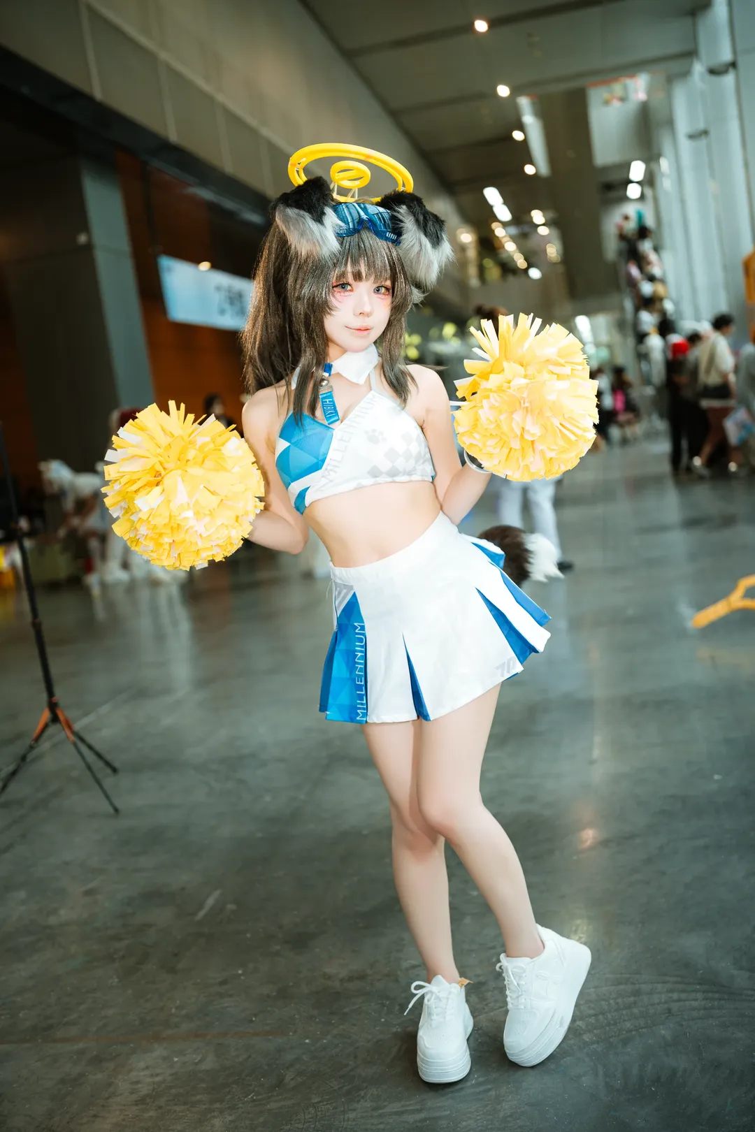 漫展返图, 碧蓝档案, 萤火虫漫展, cosplay摄影, 猫冢响cos - 第2张