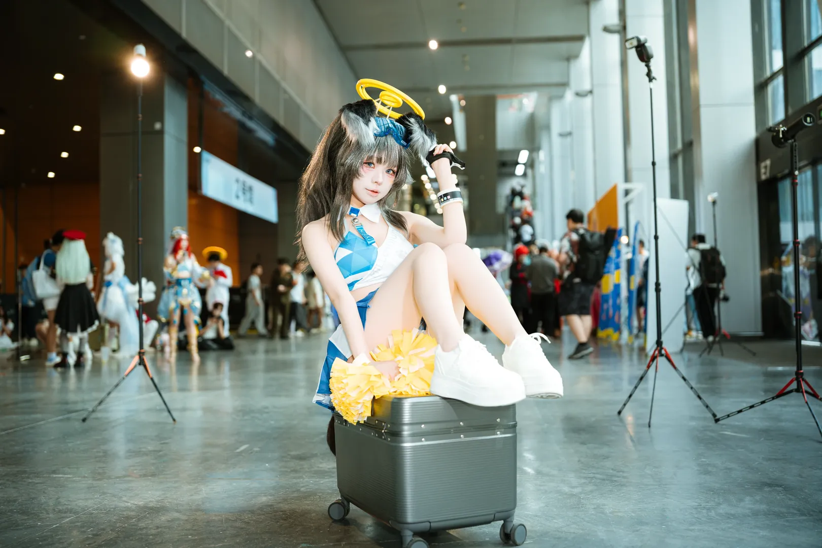 Convention photos, Blue Archive, Firefly ACG Expo, Cosplay photography, Nekozuka Hibiki cosplay