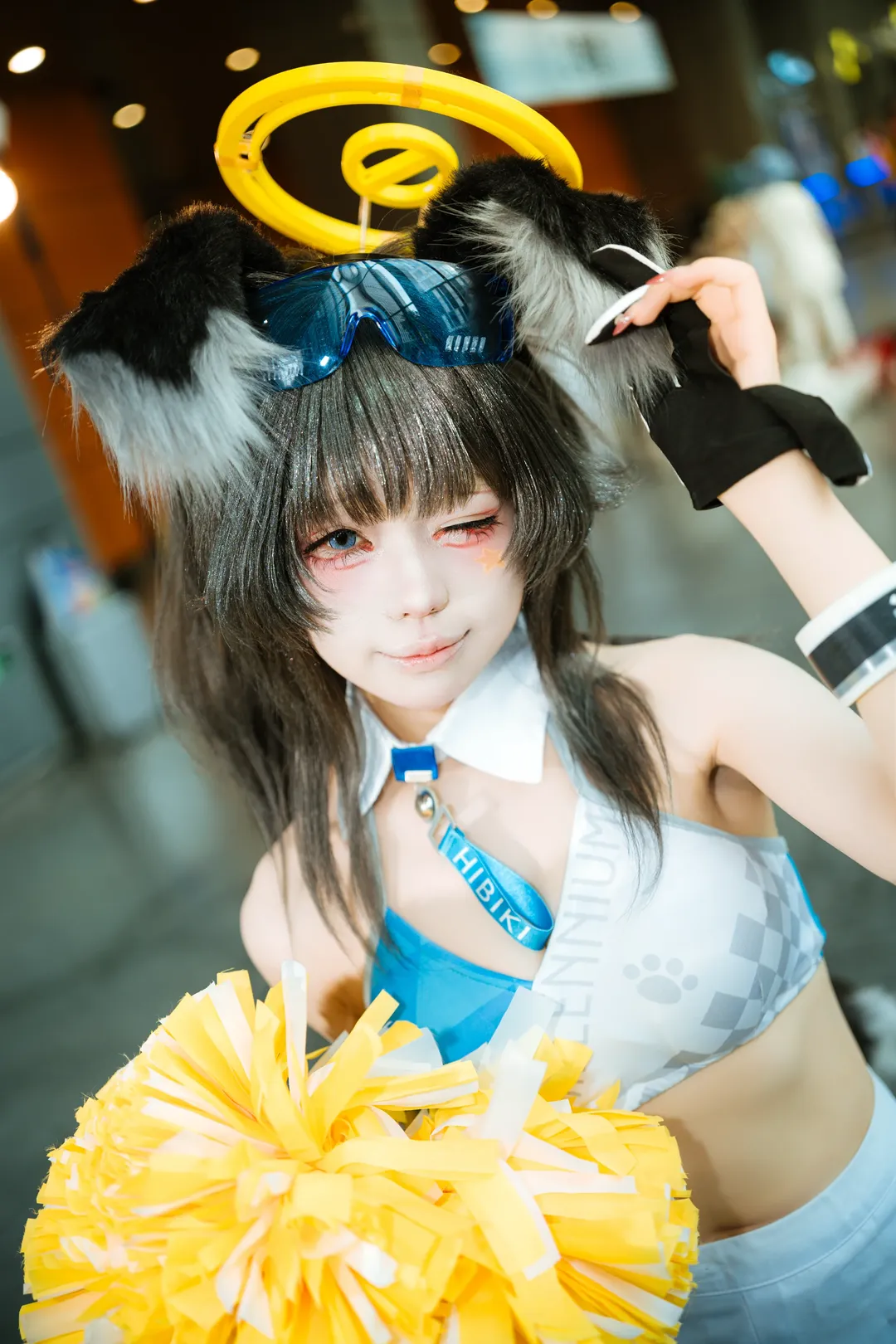 漫展返图, 碧蓝档案, 萤火虫漫展, cosplay摄影, 猫冢响cos - 第4张