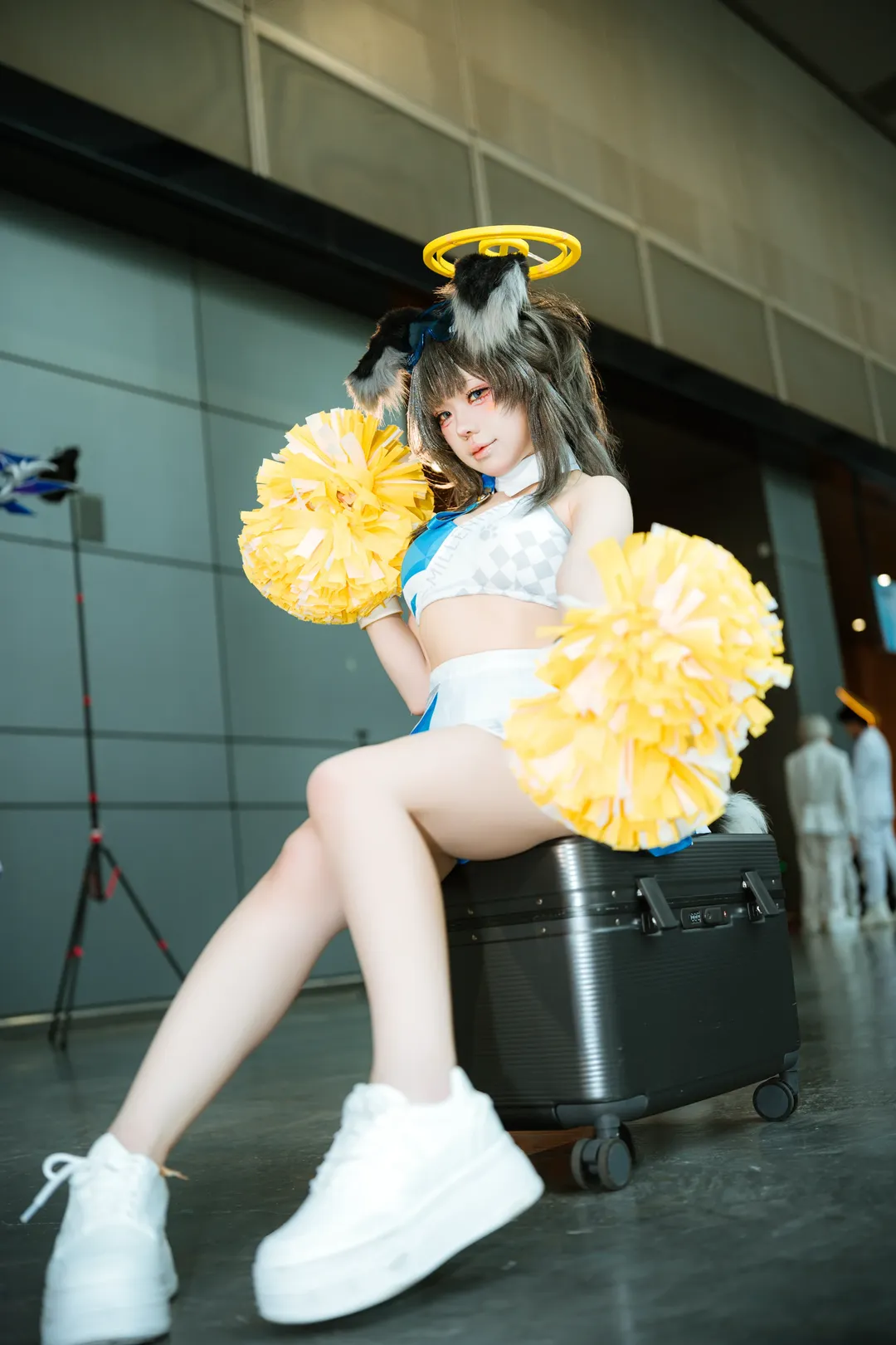 漫展返图, 碧蓝档案, 萤火虫漫展, cosplay摄影, 猫冢响cos - 第5张