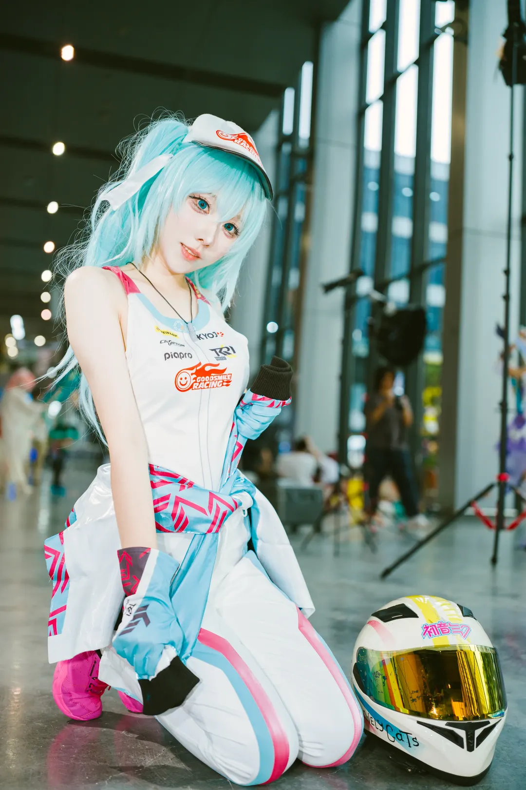 萤火虫漫展, 初音未来cos, 漫展自由行, 赛车初音, 赛车娘cosplay - 第4张