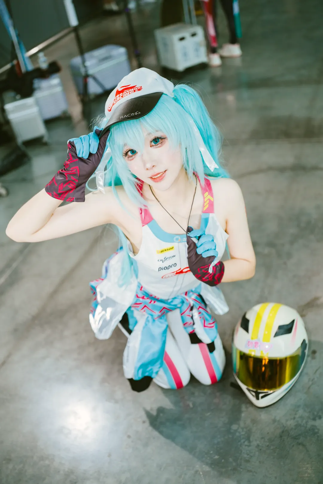 萤火虫漫展, 初音未来cos, 漫展自由行, 赛车初音, 赛车娘cosplay - 第5张