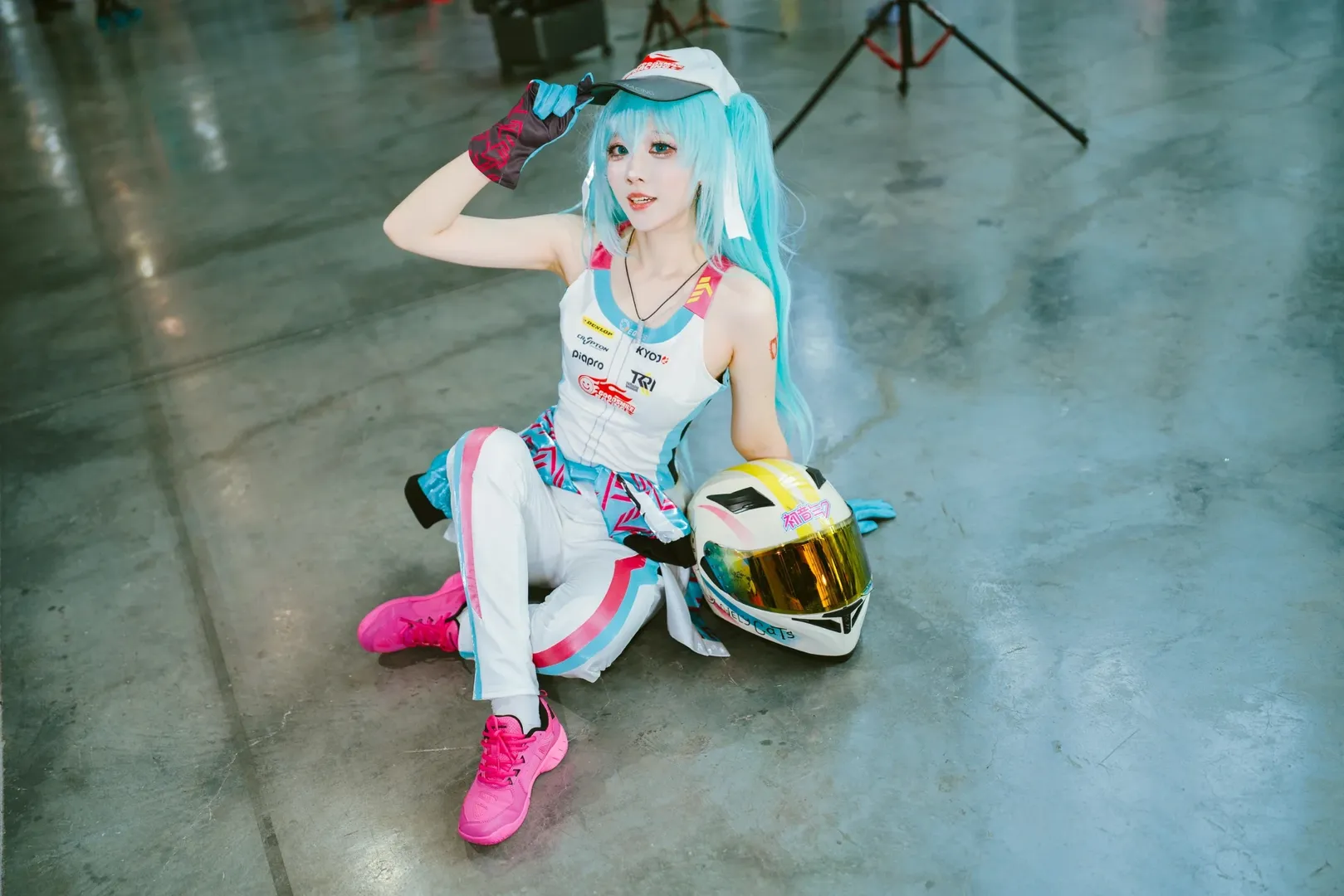 萤火虫漫展, 初音未来cos, 漫展自由行, 赛车初音, 赛车娘cosplay - 第6张