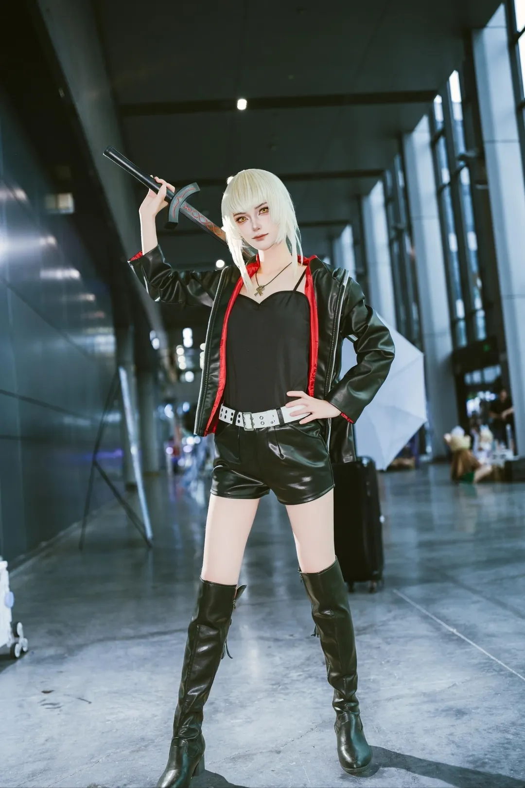 萤火虫漫展, fgo, cosplay摄影, 阿尔托莉雅altercos, 新宿saber