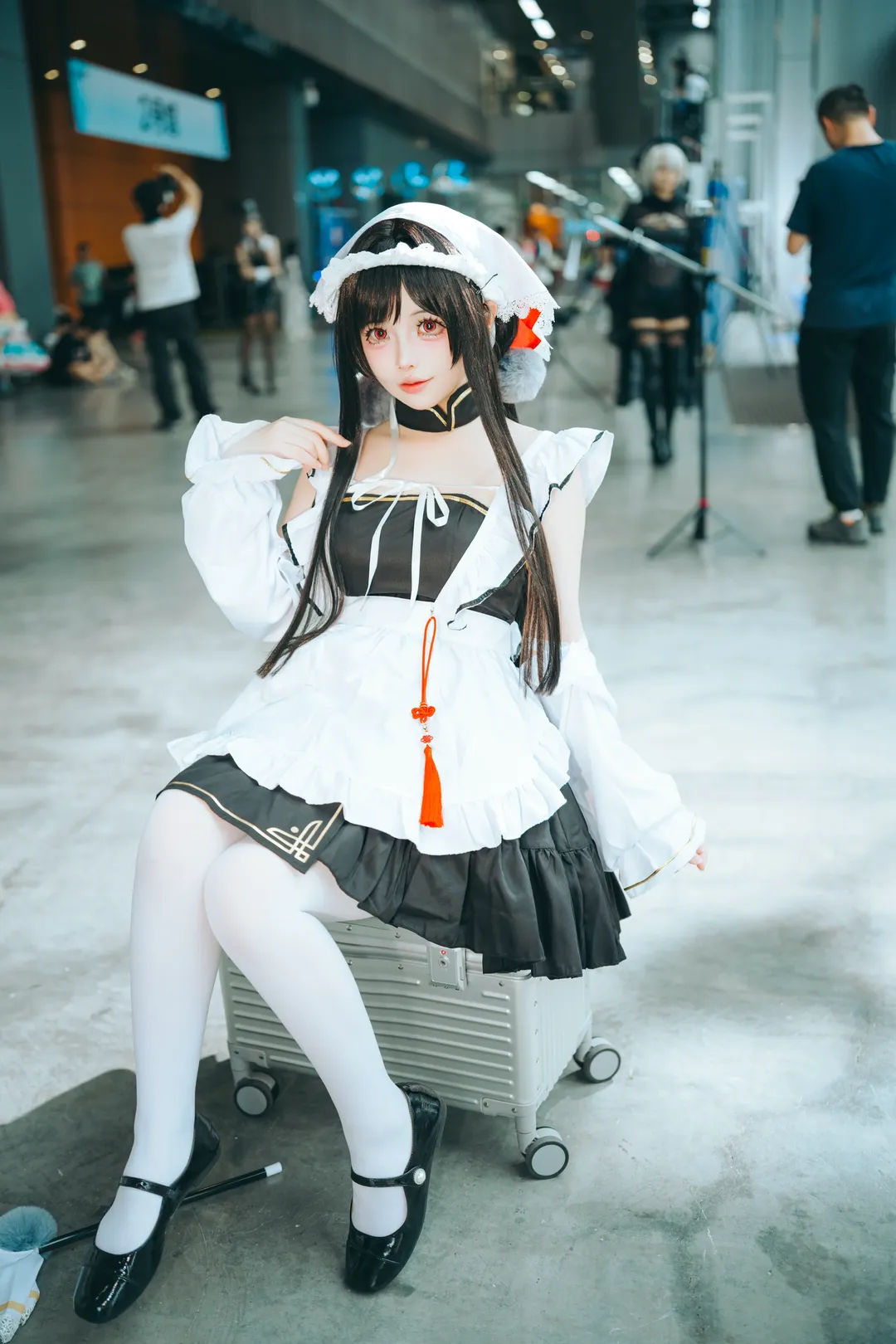 碧蓝航线, 女仆装, 漫展场照, 白丝, 长风cos - 第7张
