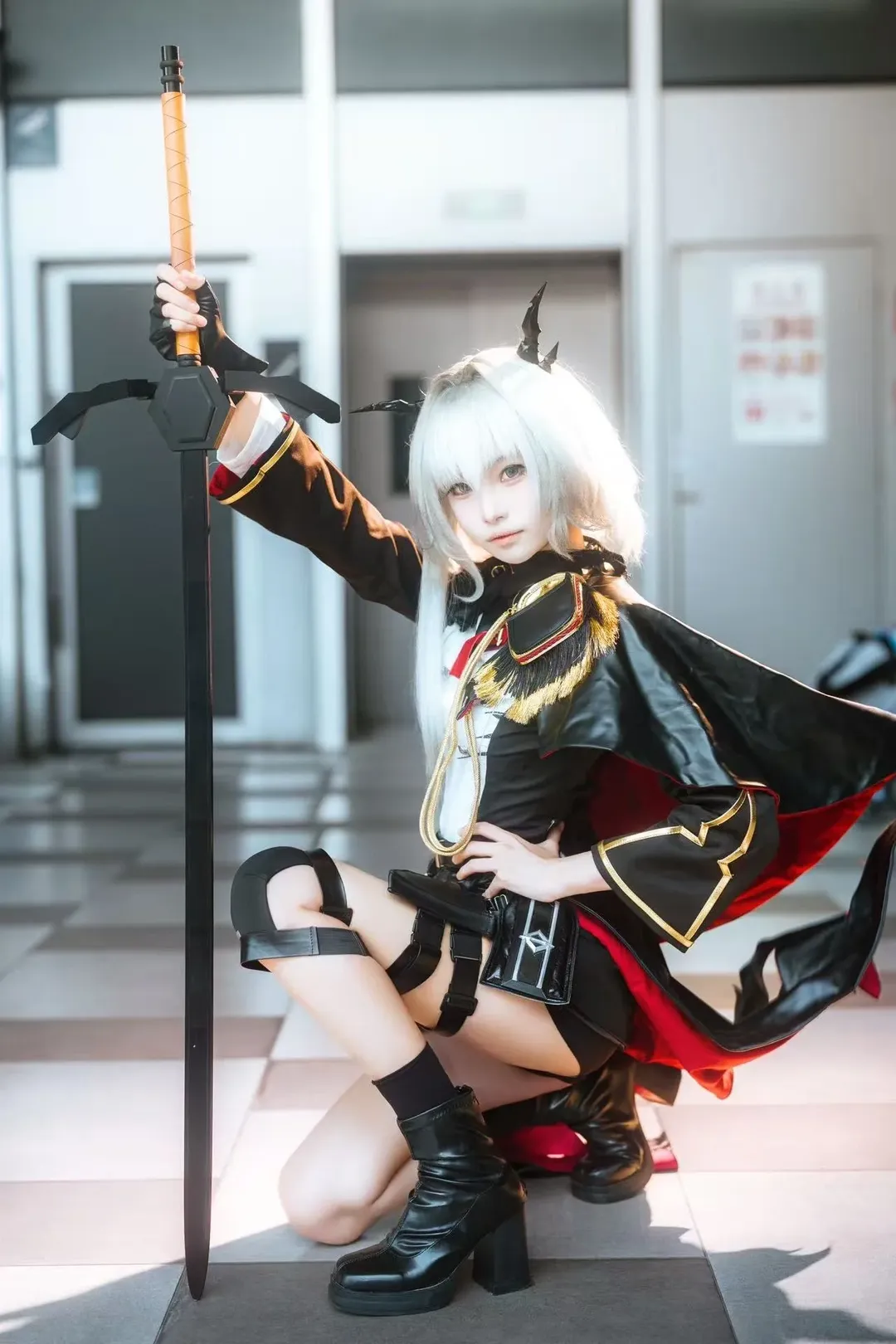 漫展cosplay, 明日方舟, 黑丝腿环, cpg08, 塔露拉cos