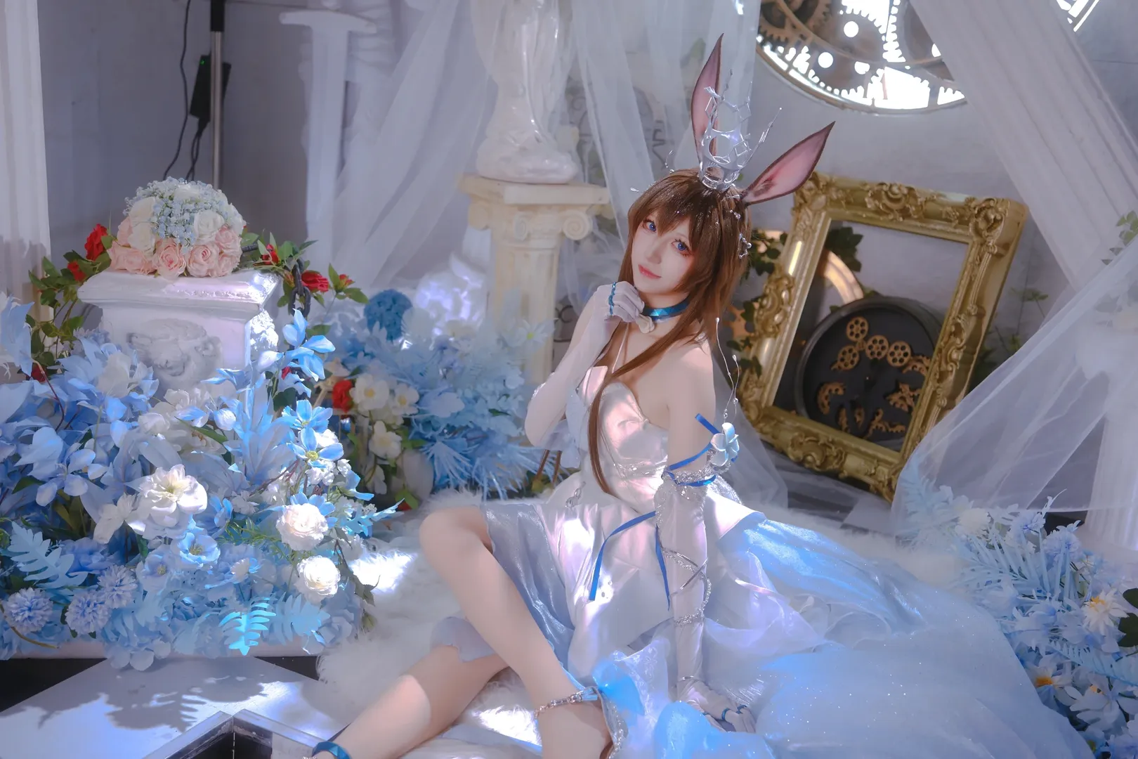 Arknights, Ambience Synesthesia, Amiya cosplay, Cosplay photography, Monument of Brilliant Melody - Image 7