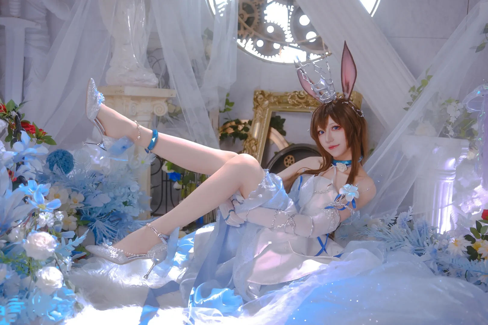 Arknights, Ambience Synesthesia, Amiya cosplay, Cosplay photography, Monument of Brilliant Melody - Image 8
