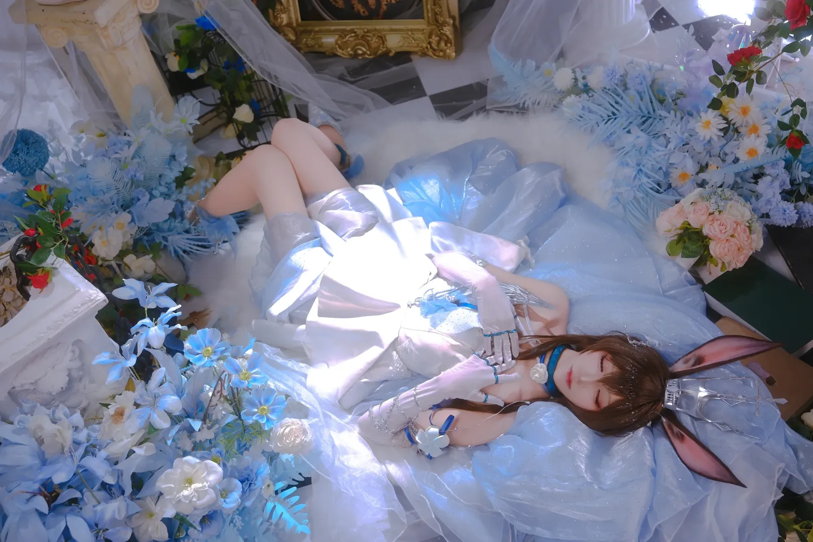 Arknights, Ambience Synesthesia, Amiya cosplay, Cosplay photography, Monument of Brilliant Melody - Image 9