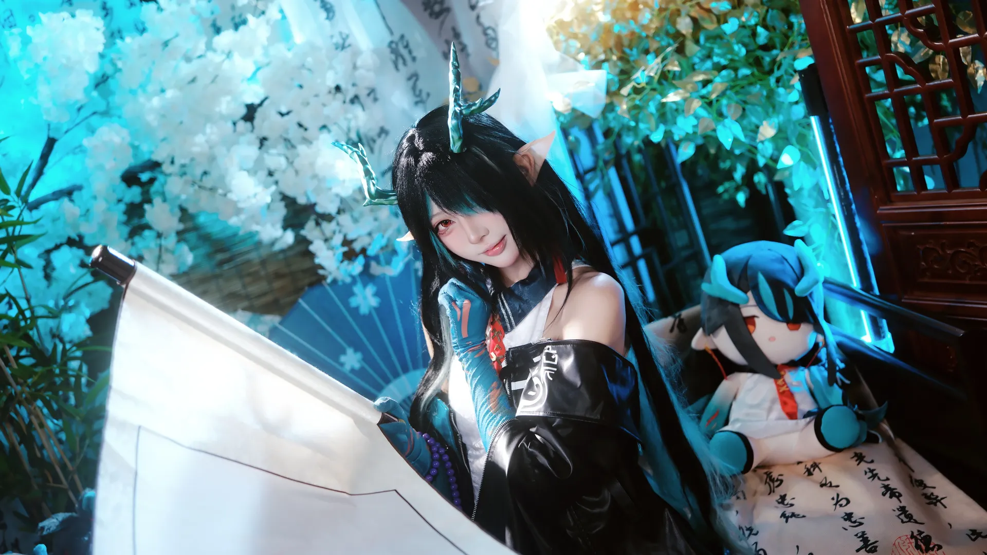 アークナイツ, シーコスプレ, 中華風ファンタジーコスプレ, 寒色系写真, アークナイツ シー - 4枚目