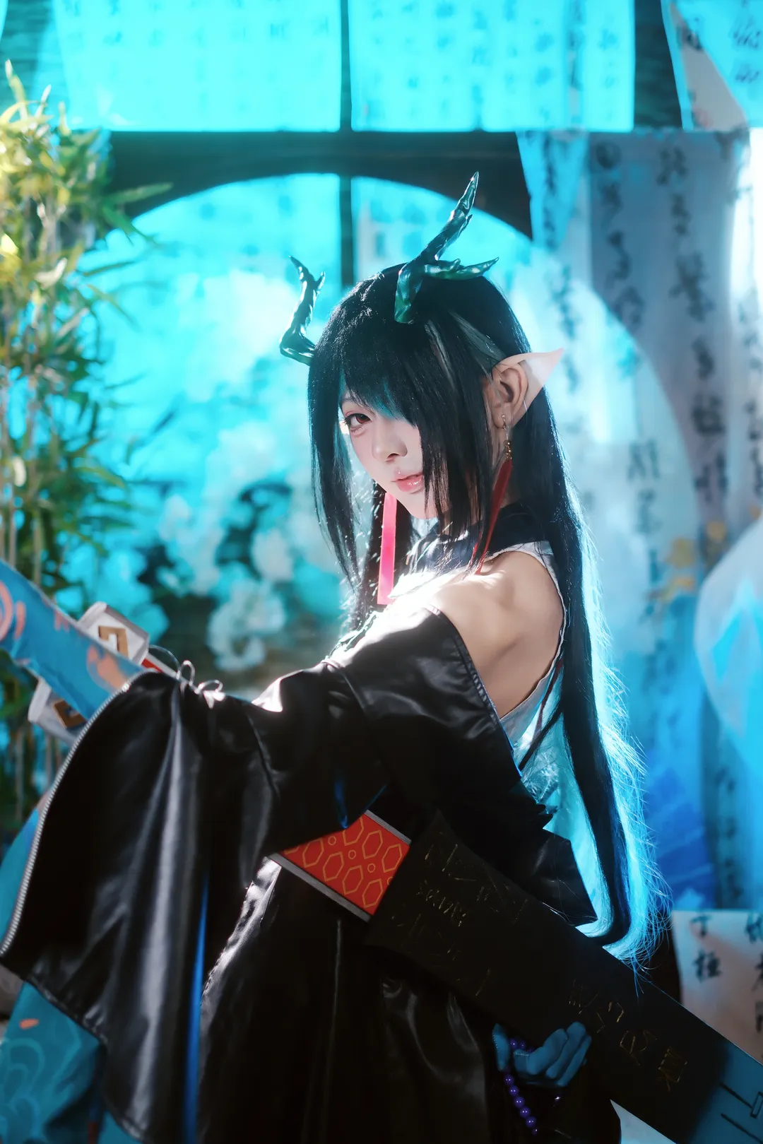 アークナイツ, シーコスプレ, 中華風ファンタジーコスプレ, 寒色系写真, アークナイツ シー - 5枚目
