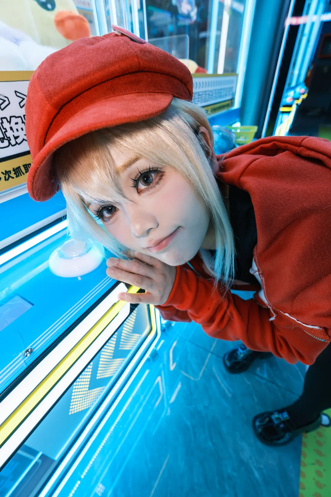 cosplay, 干物妹小埋, 黑丝过膝袜, 电玩城拍照, 土间埋cos - 第5张