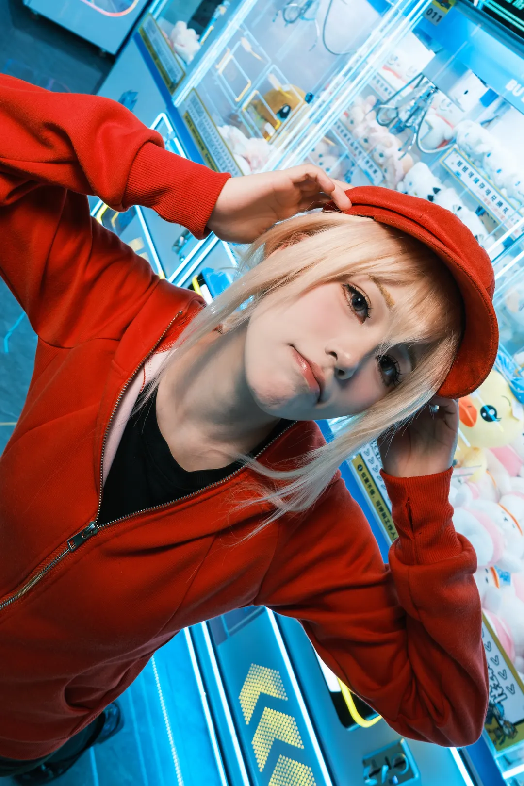 cosplay, 干物妹小埋, 黑丝过膝袜, 电玩城拍照, 土间埋cos - 第6张