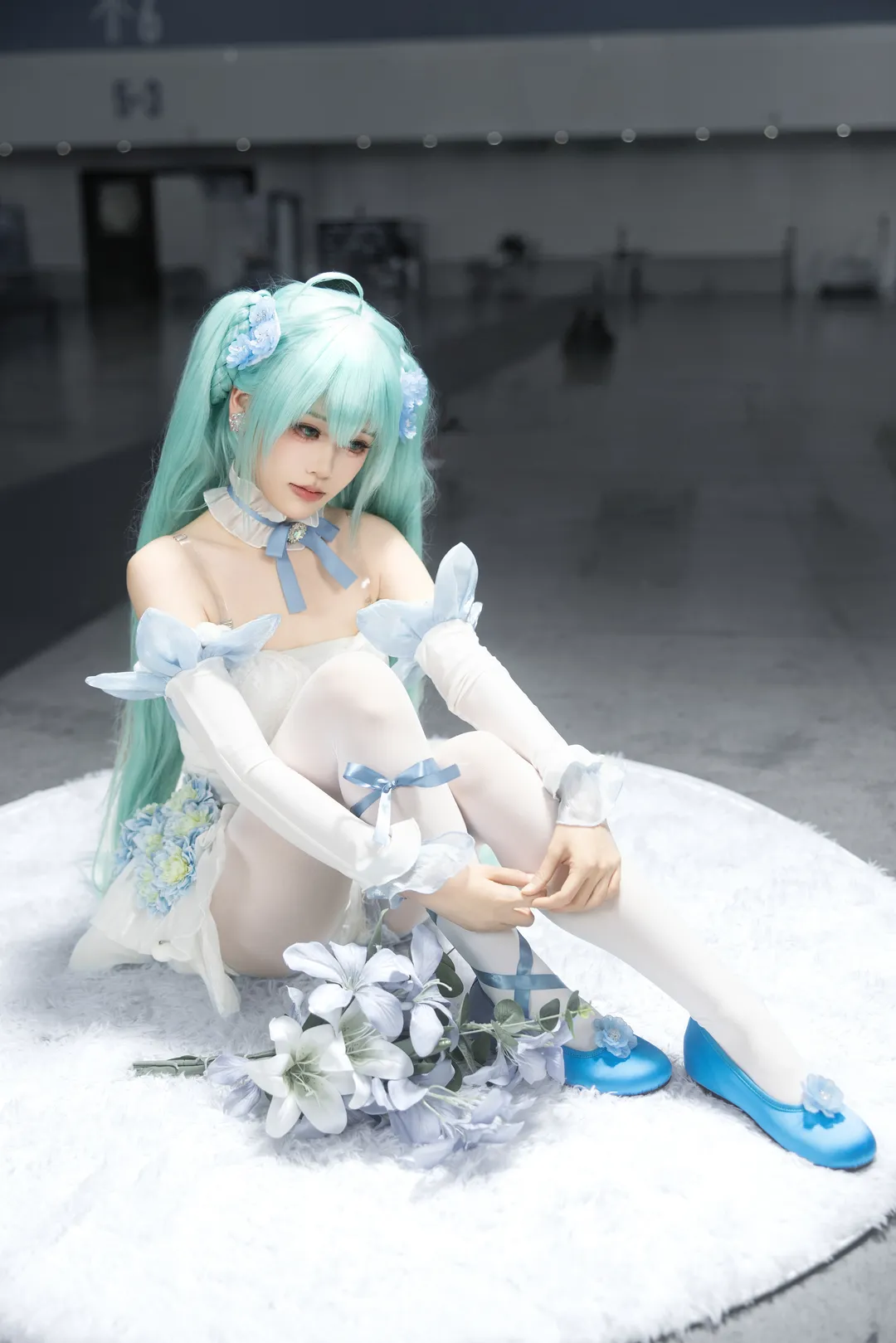 漫展场照, 初音cos, 二次元穿搭, Coser日常, 粉蝶花 - 第6张