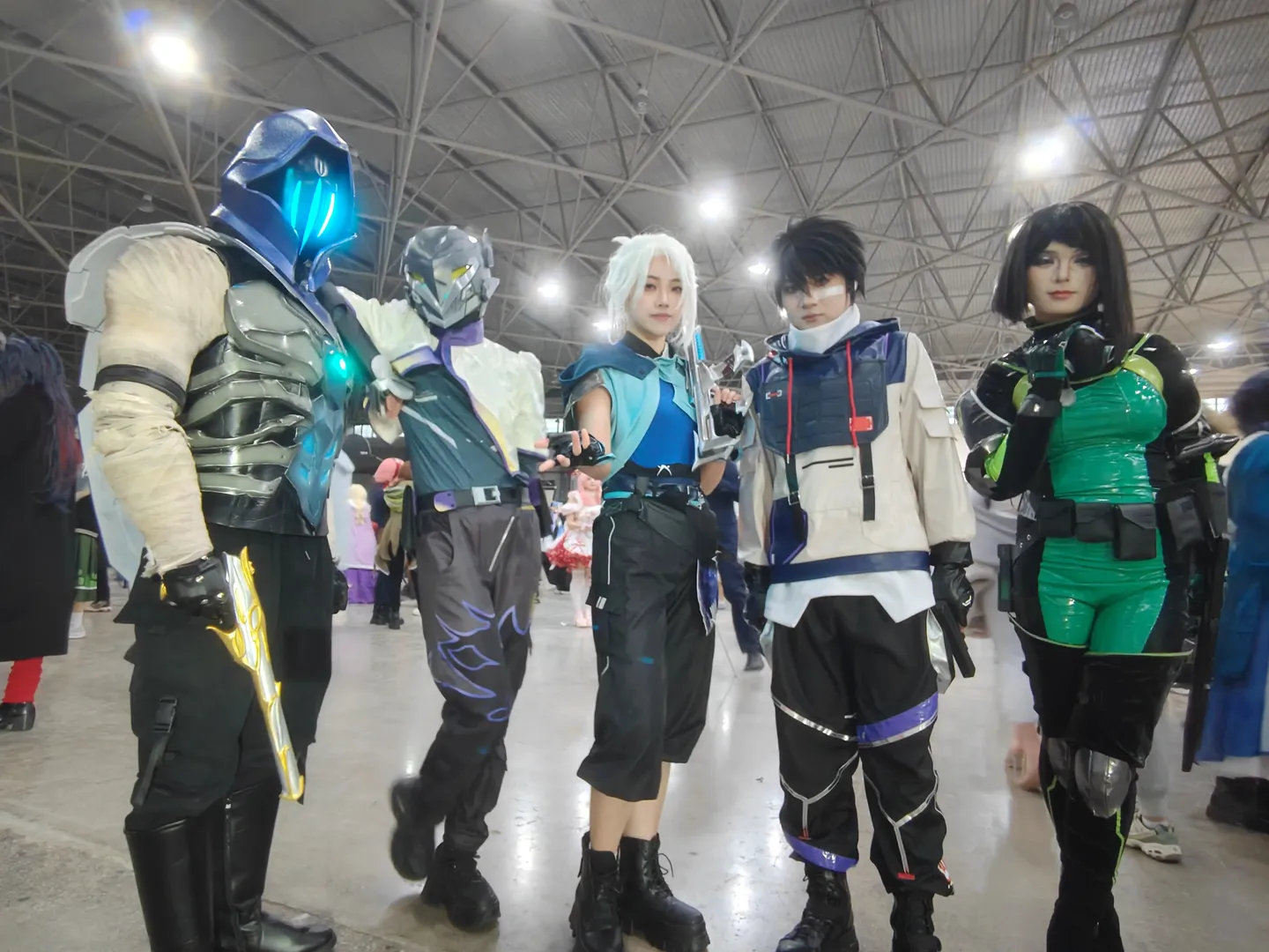 无畏契约, 漫展集邮, 捷风cos, 幽影cos, 瓦罗兰特团建