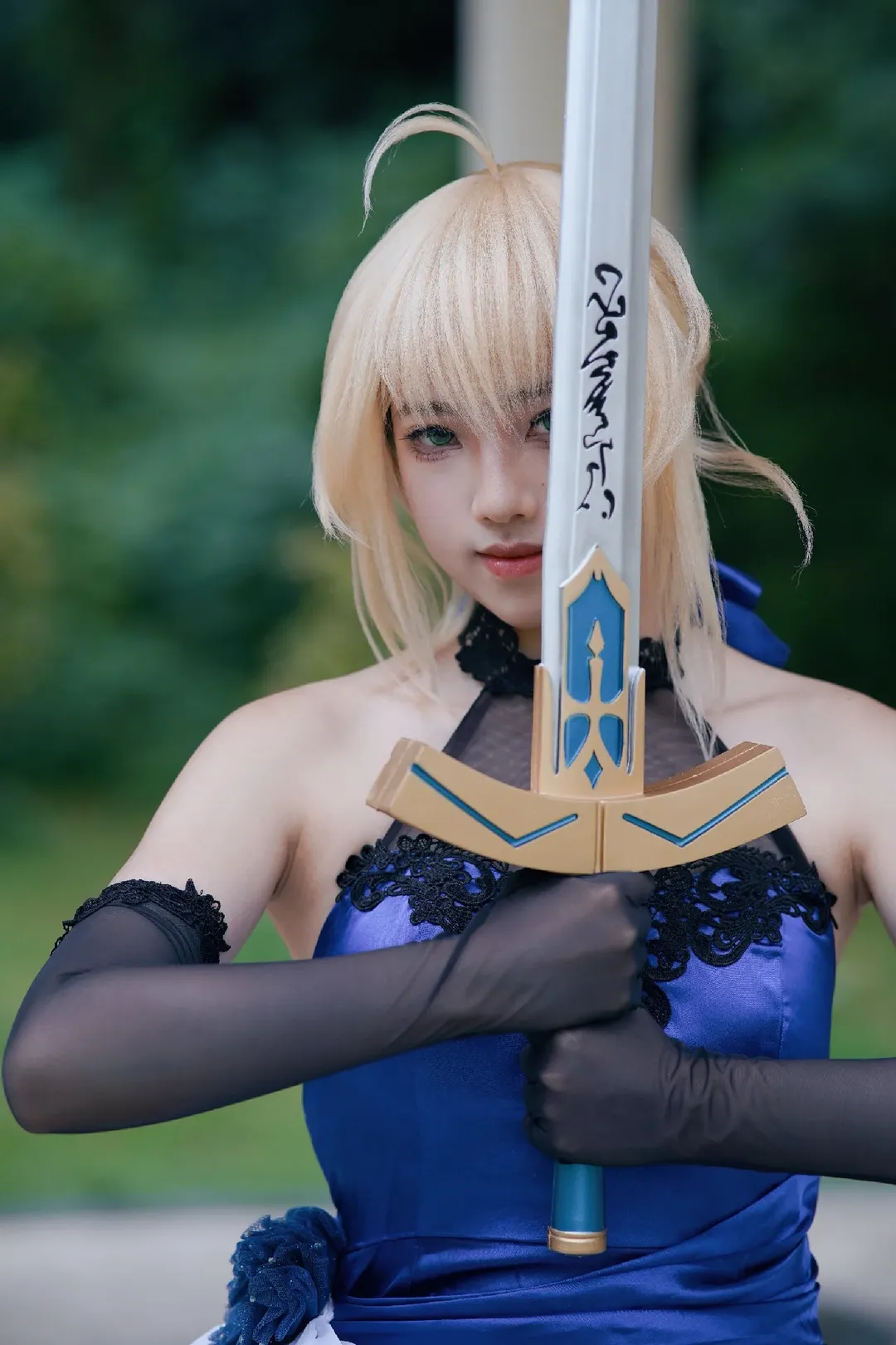 二次元摄影, Fate, 礼服cos, Sabercos, 户外外景 - 第10张