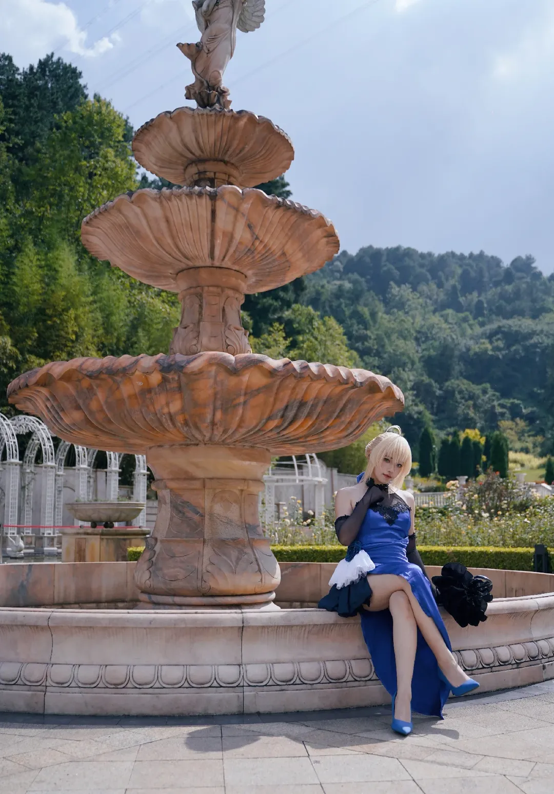 二次元摄影, Fate, 礼服cos, Sabercos, 户外外景 - 第4张