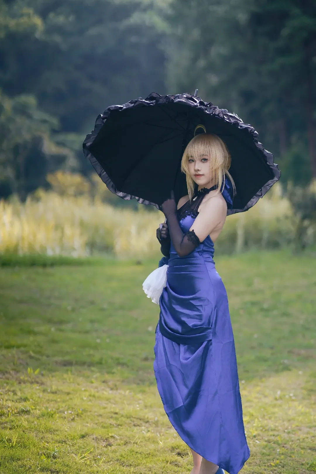 二次元摄影, Fate, 礼服cos, Sabercos, 户外外景 - 第7张