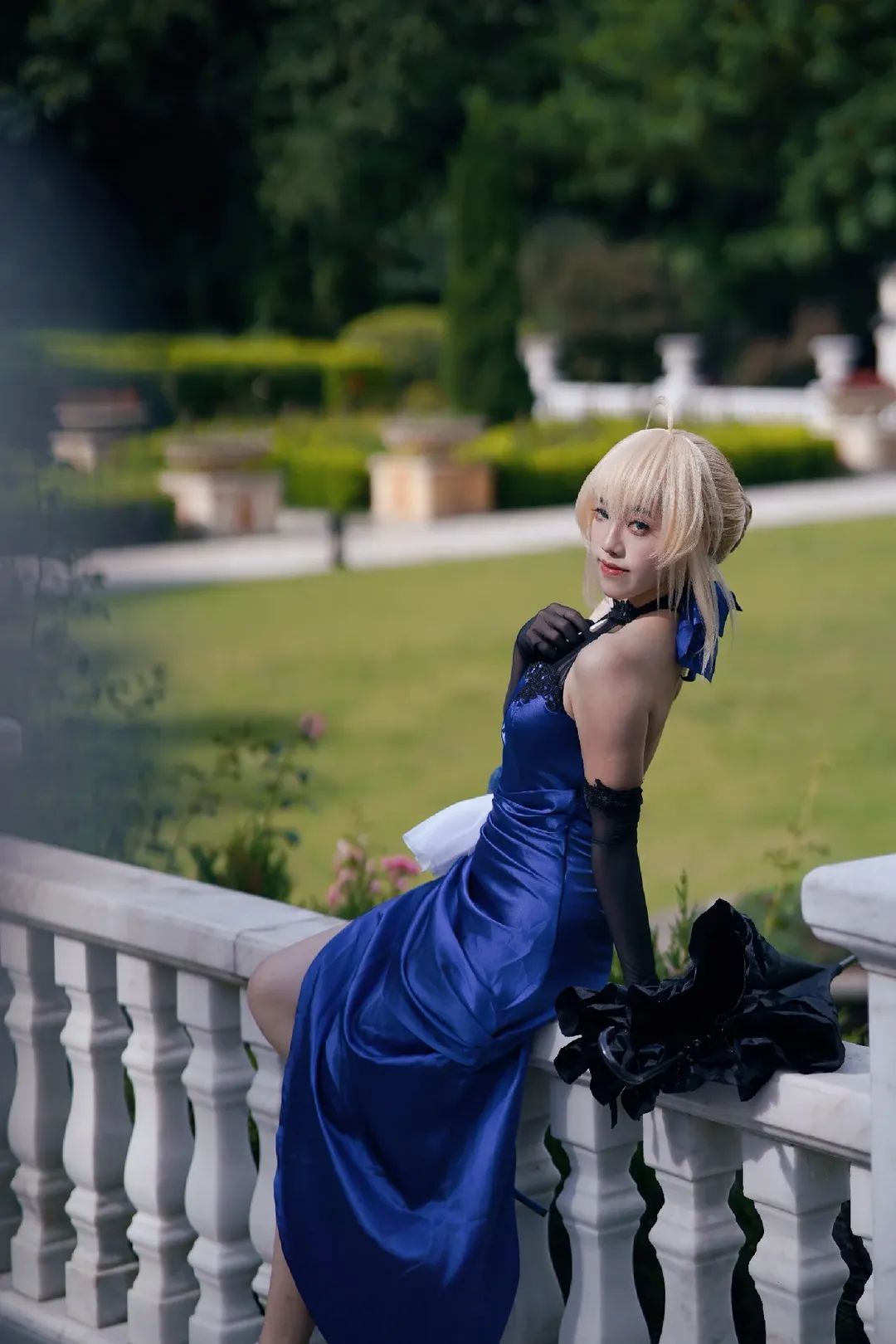 二次元摄影, Fate, 礼服cos, Sabercos, 户外外景 - 第8张