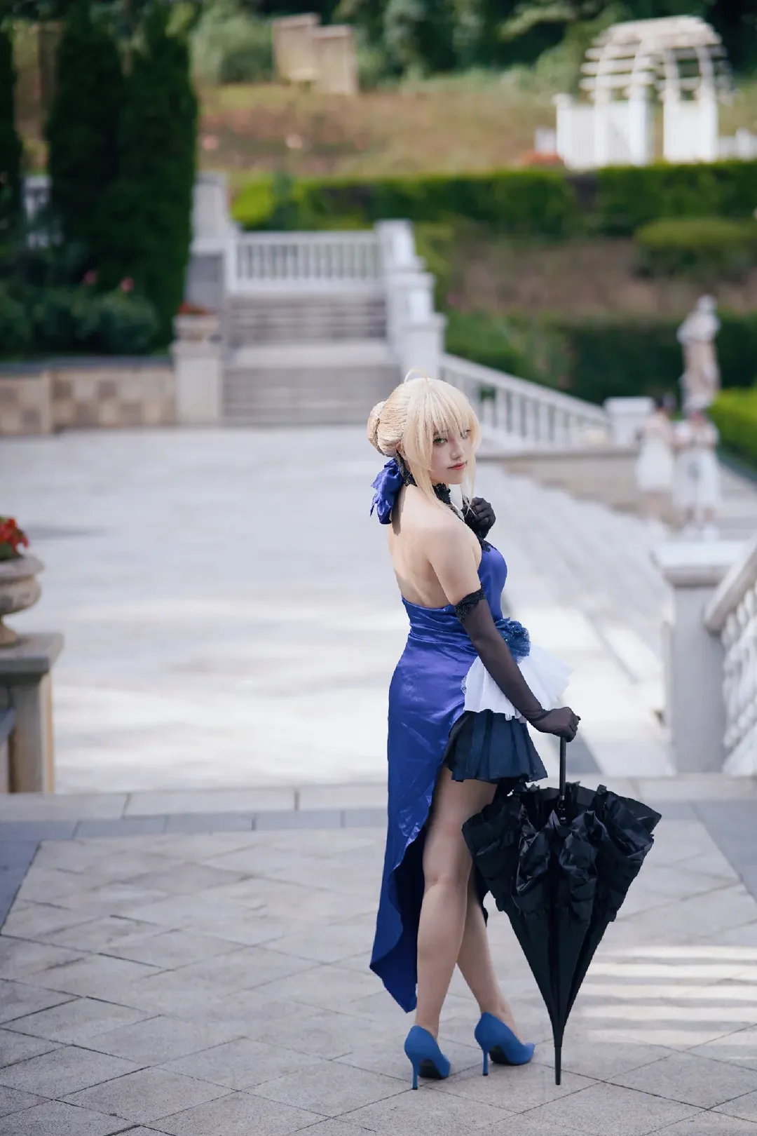 二次元摄影, Fate, 礼服cos, Sabercos, 户外外景 - 第9张