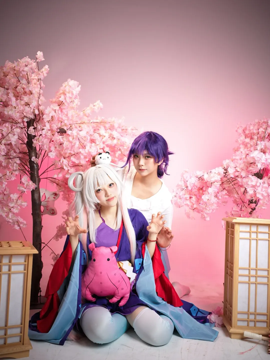 超时空辉夜姬, 彩叶cos, 白丝cosplay, 八千代cos, 七夕cosplay - 第3张