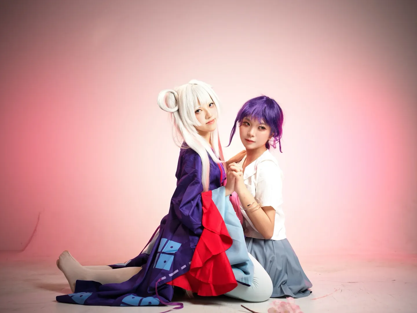 超时空辉夜姬, 彩叶cos, 白丝cosplay, 八千代cos, 七夕cosplay