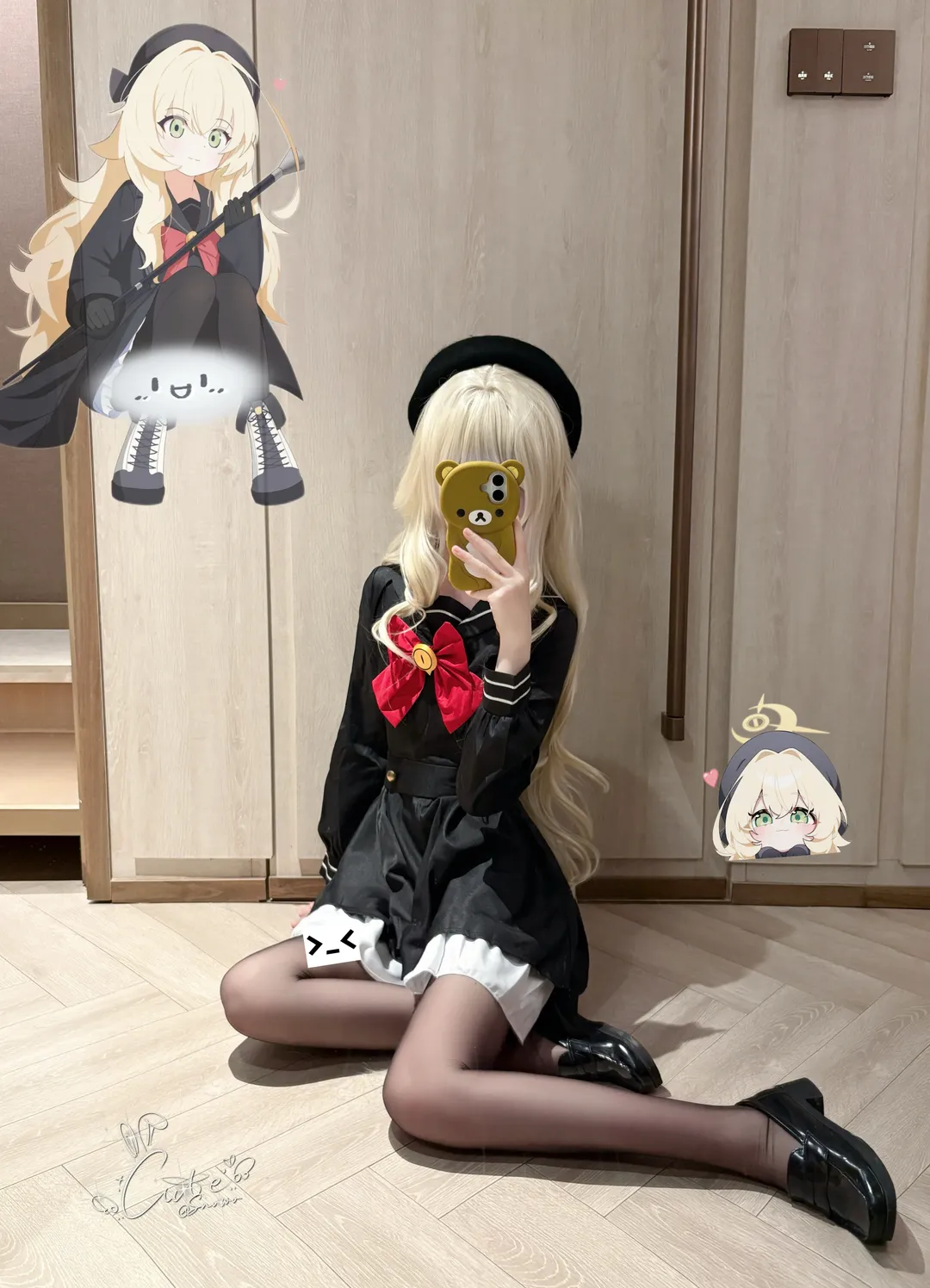 角色扮演, 蔚蓝档案, 笑面教授cos, 黑丝, cosplay穿搭 - 第2张
