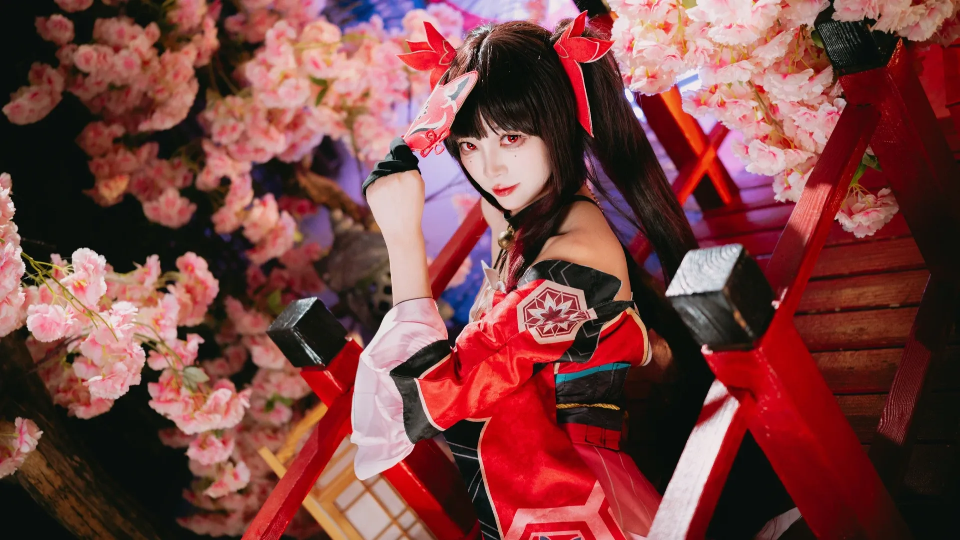 崩壊：スターレイル, 和風撮影, 二次元コスプレ, 花火 コスプレ, 夜景スタジオ撮影 - 5枚目