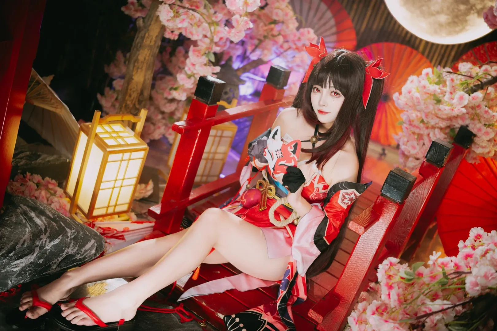崩壊：スターレイル, 和風撮影, 二次元コスプレ, 花火 コスプレ, 夜景スタジオ撮影 - 9枚目