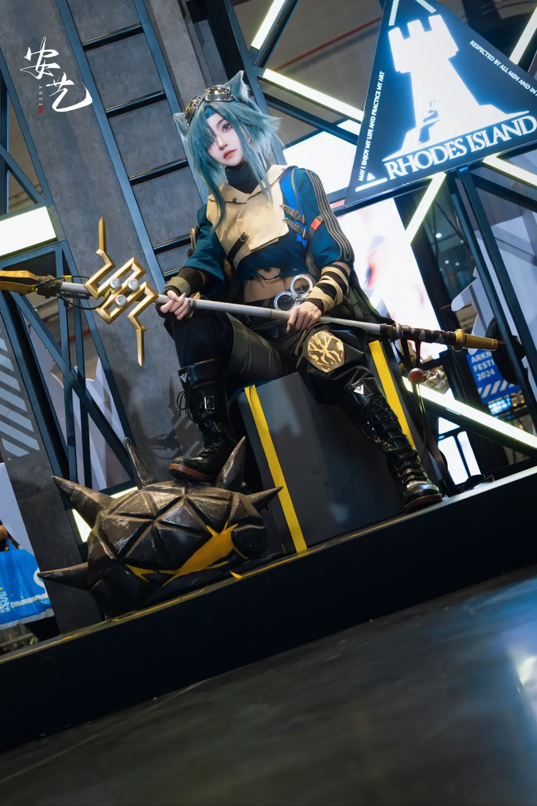 アークナイツ, アニメイベントのコスプレ, アークナイツ カーニバル, 歴陣鋭槍フェン コスプレ, 異格フェン - 3枚目