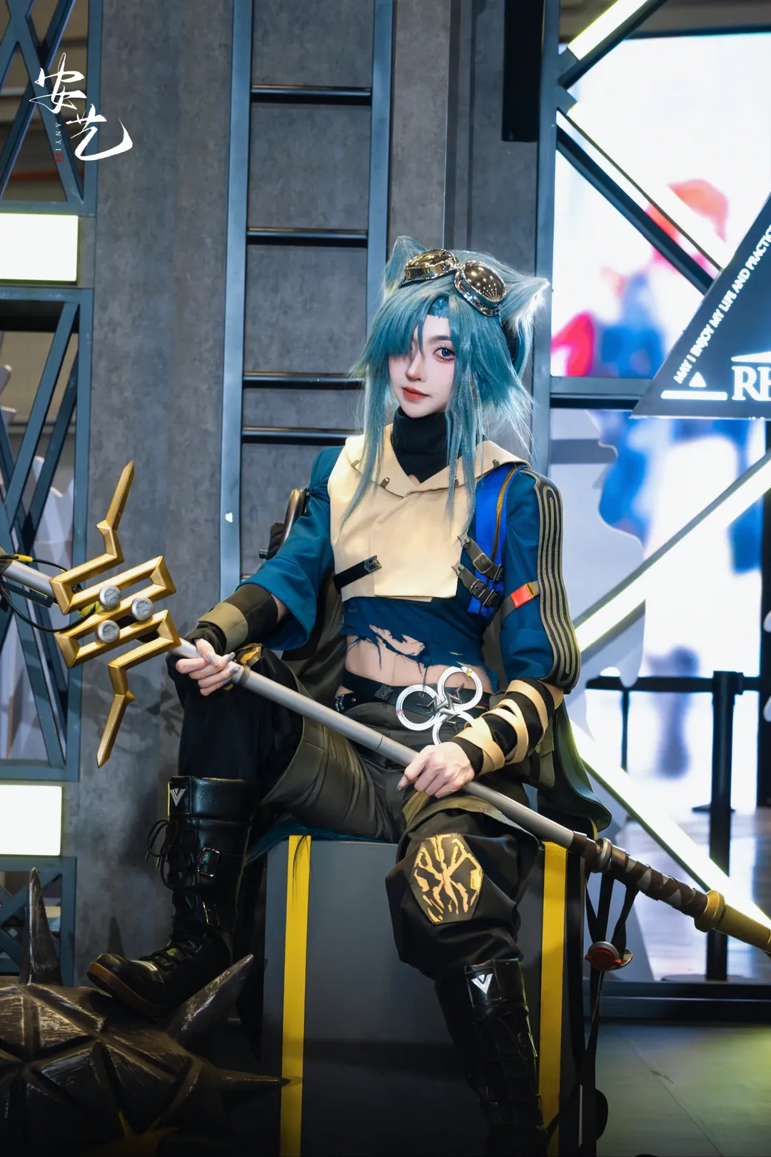 アークナイツ, アニメイベントのコスプレ, アークナイツ カーニバル, 歴陣鋭槍フェン コスプレ, 異格フェン - 7枚目
