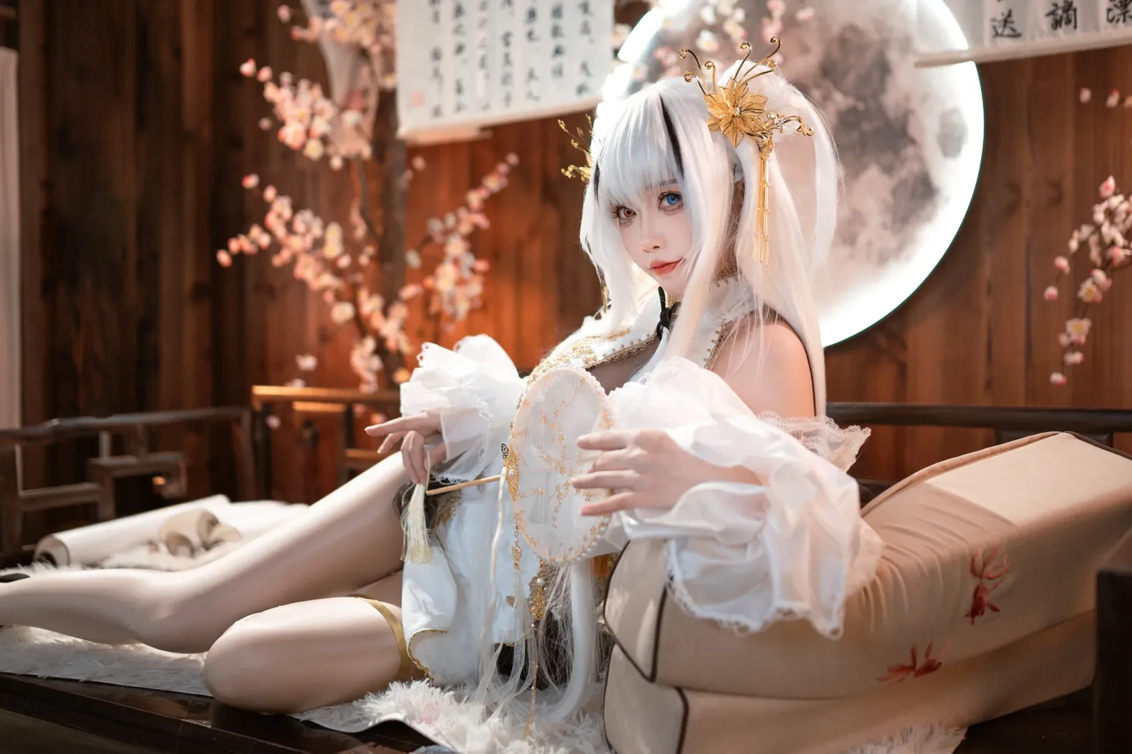 二次元, cosplay, 碧蓝航线, 埃尔宾cos, 丝袜 - 第3张
