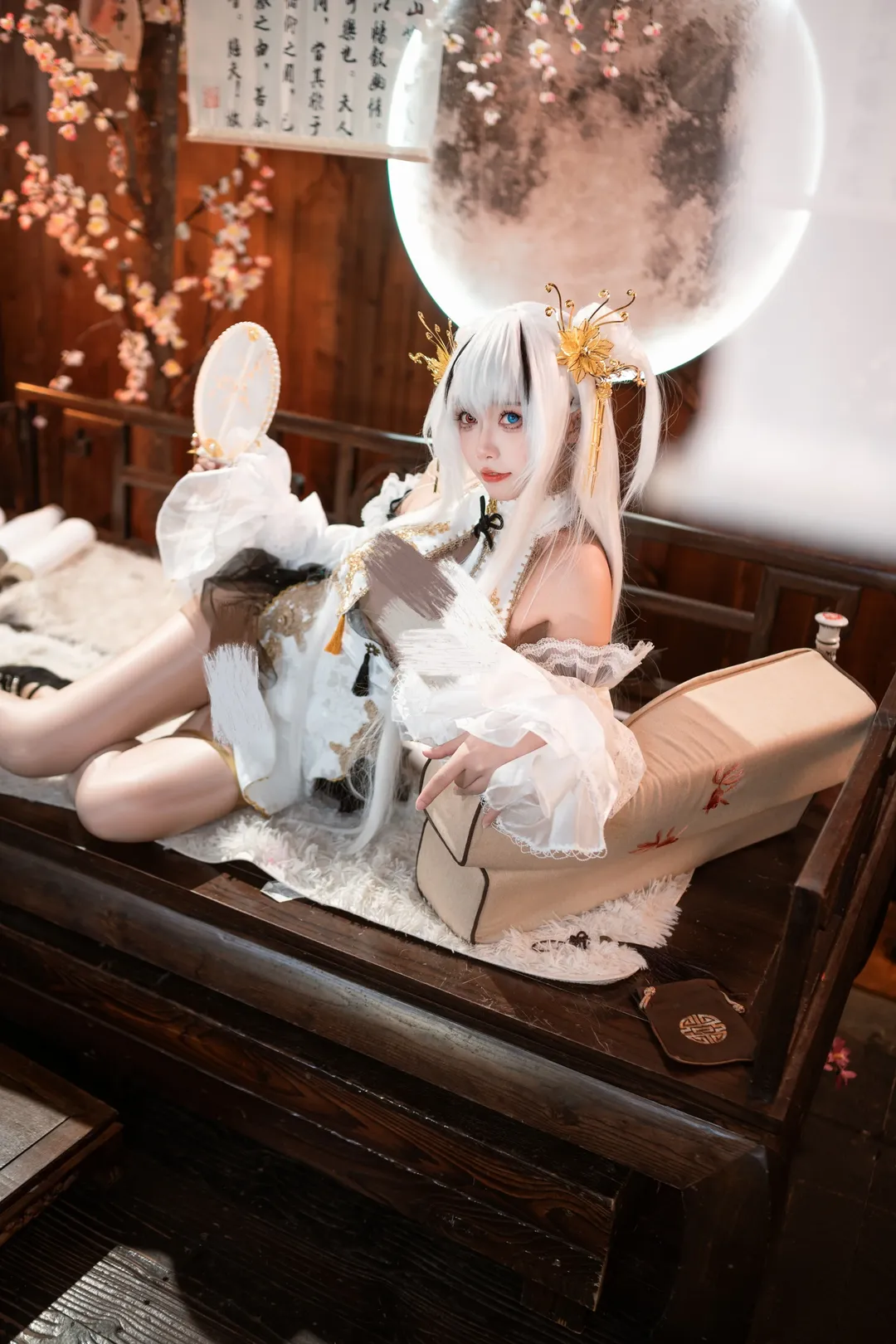 二次元, cosplay, 碧蓝航线, 埃尔宾cos, 丝袜 - 第4张