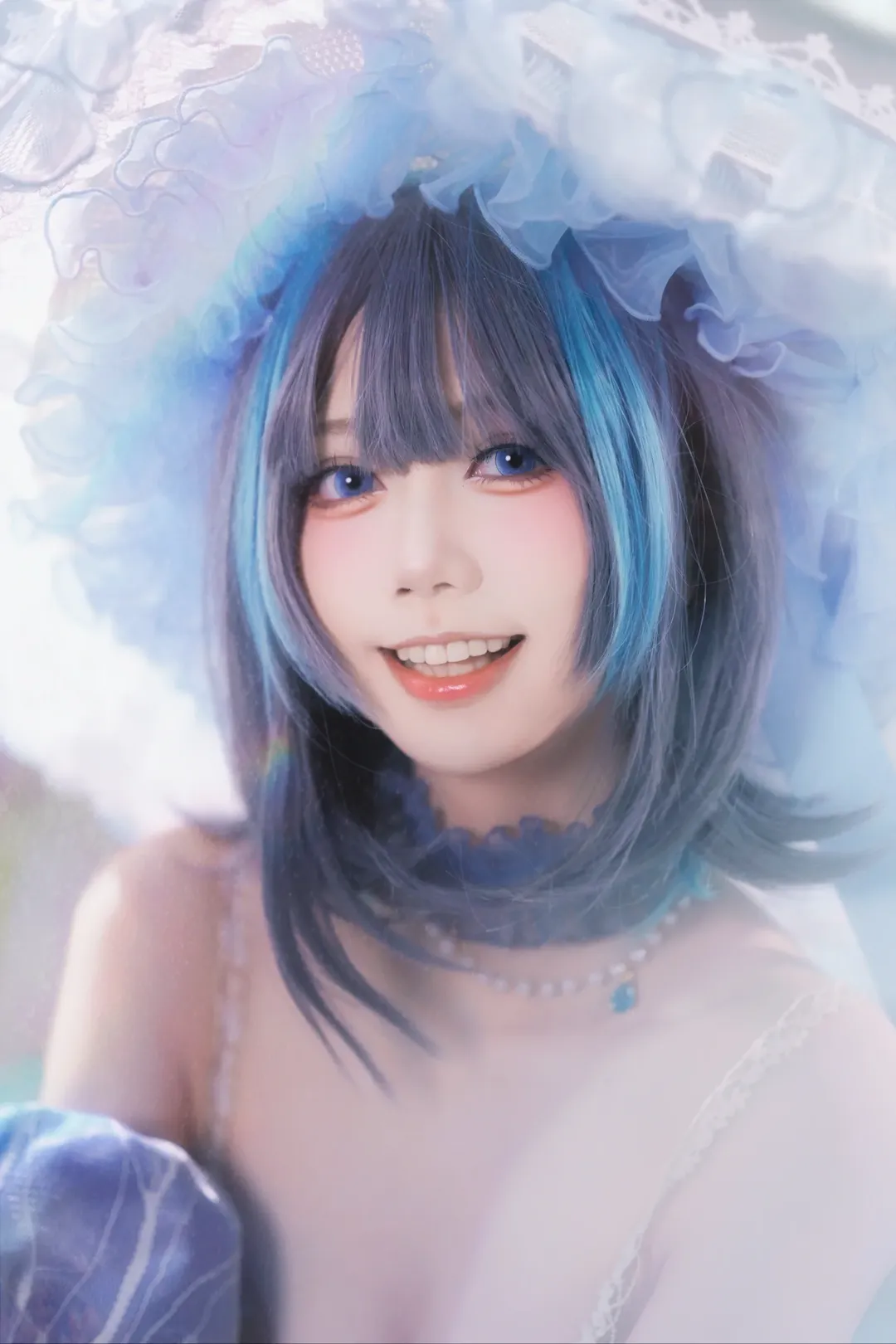 チェシャー コスプレ, アズールレーン, 花嫁コスプレ, コスプレ日常, 白ニーソコーデ - 7枚目
