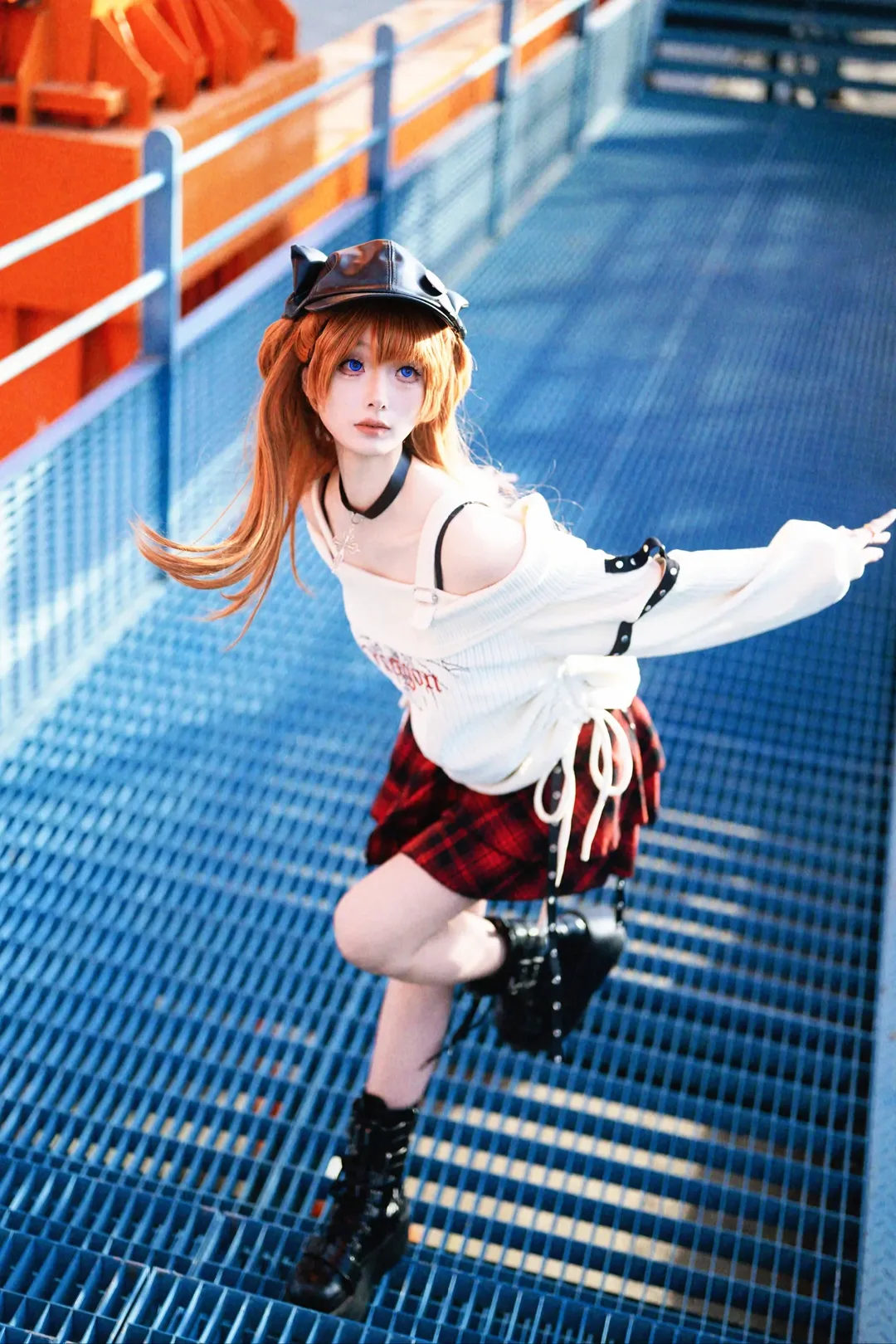 cosplay, 上海约拍, 明日香cos, 新世纪福音战士, 工业风摄影 - 第1张