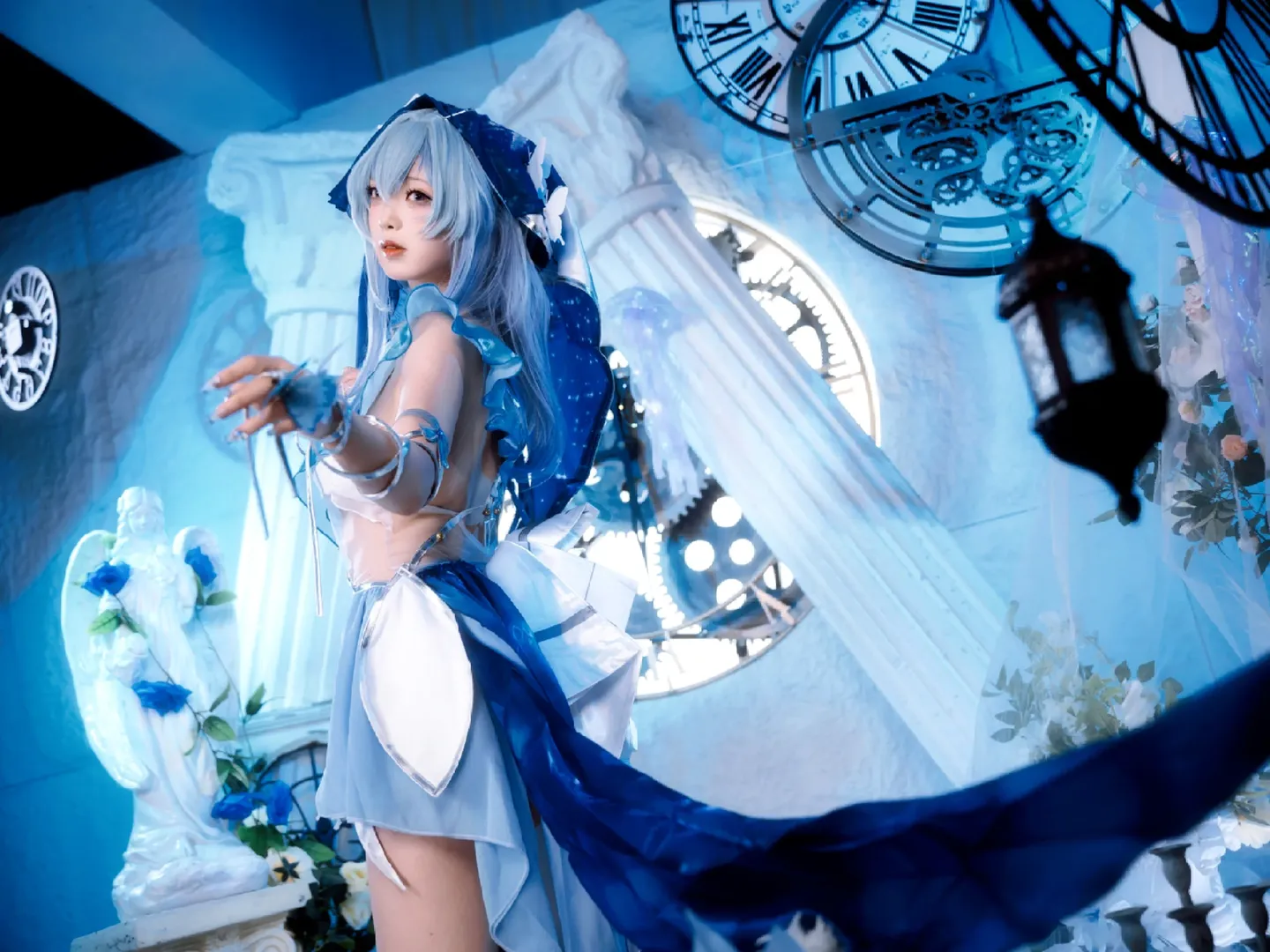 鳴潮, コスプレ, 二次元撮影, ショアキーパー コスプレ, 青系コスプレ - 10枚目