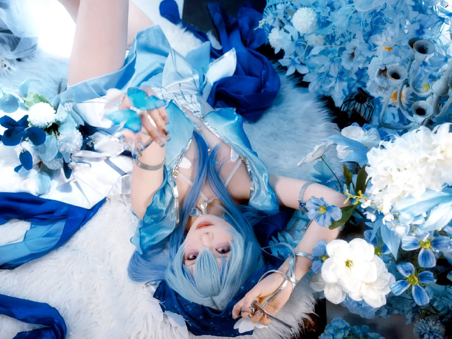 鳴潮, コスプレ, 二次元撮影, ショアキーパー コスプレ, 青系コスプレ - 4枚目