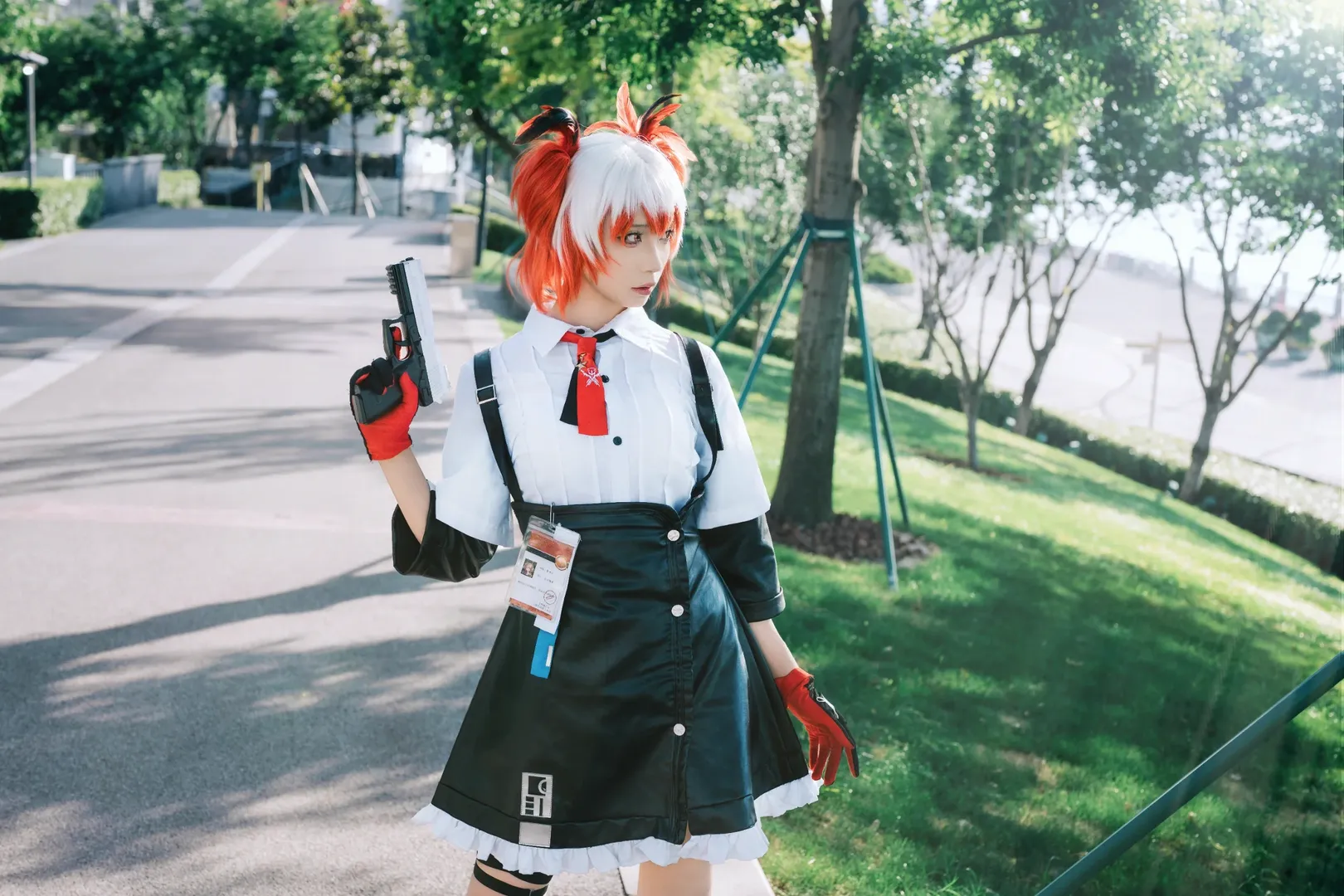 アークナイツ, 上海撮影予約, ロケーション撮影, 光と影のポートレート, フィアメッタ コスプレ - 2枚目