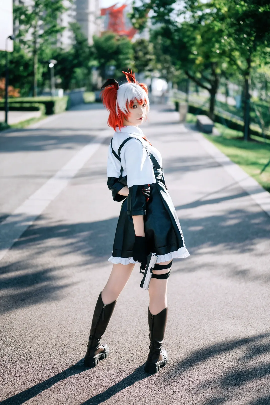 アークナイツ, 上海撮影予約, ロケーション撮影, 光と影のポートレート, フィアメッタ コスプレ - 3枚目