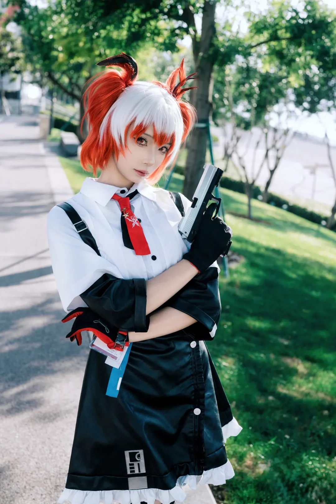 アークナイツ, 上海撮影予約, ロケーション撮影, 光と影のポートレート, フィアメッタ コスプレ - 4枚目