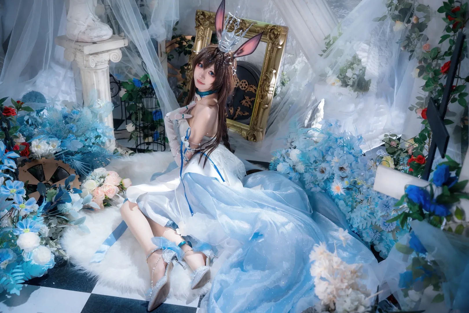 二次元, アークナイツ, 音律聯覚, アーミヤ コスプレ, ストッキング - 7枚目
