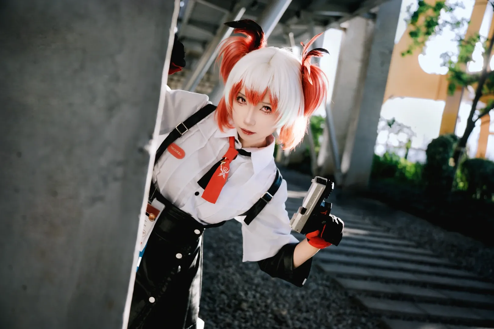 明日方舟, 上海约拍, cosplay摄影, 丝袜, 菲亚梅塔cos - 第3张