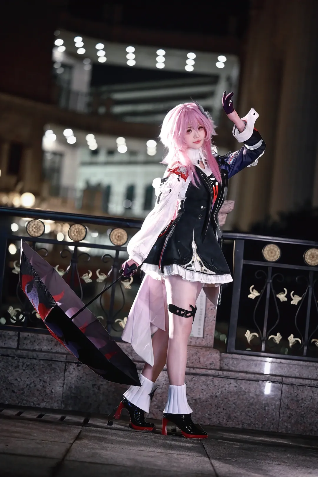 崩坏星穹铁道, 二次元cos, 长夜月cos, 夜景人像, cosplay摄影 - 第1张