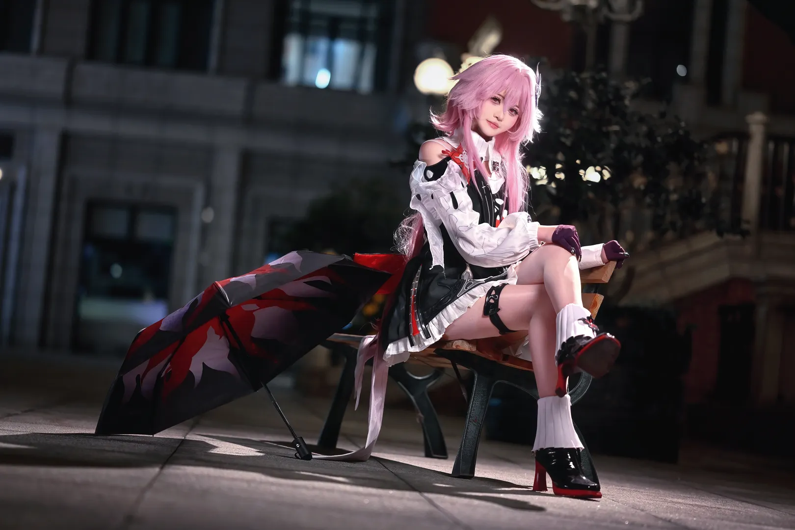 崩坏星穹铁道, 二次元cos, 长夜月cos, 夜景人像, cosplay摄影 - 第5张