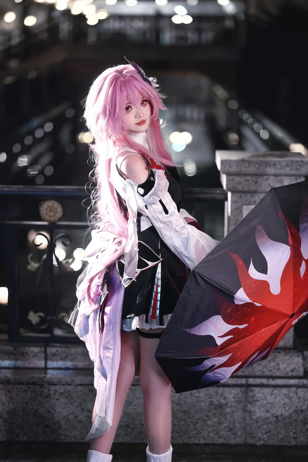 崩坏星穹铁道, 二次元cos, 长夜月cos, 夜景人像, cosplay摄影 - 第6张