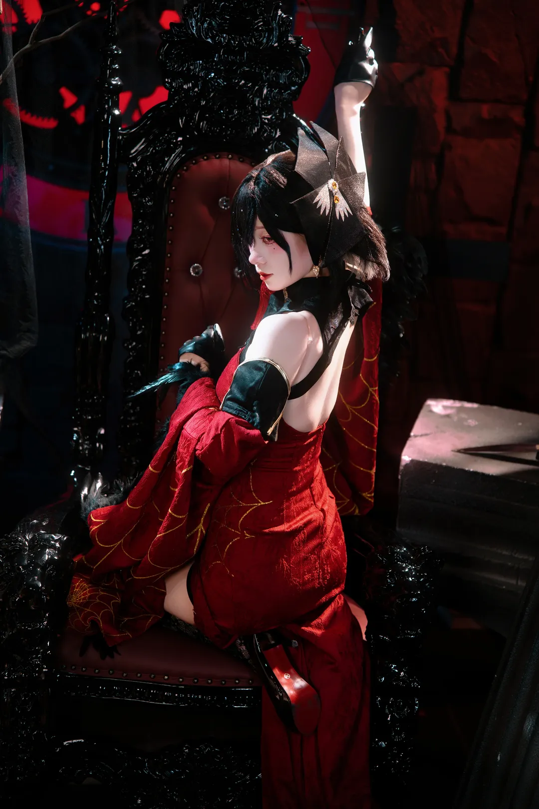 碧蓝航线, 哥特风cosplay, 建武cos, 棚拍cos, 暗黑人像摄影